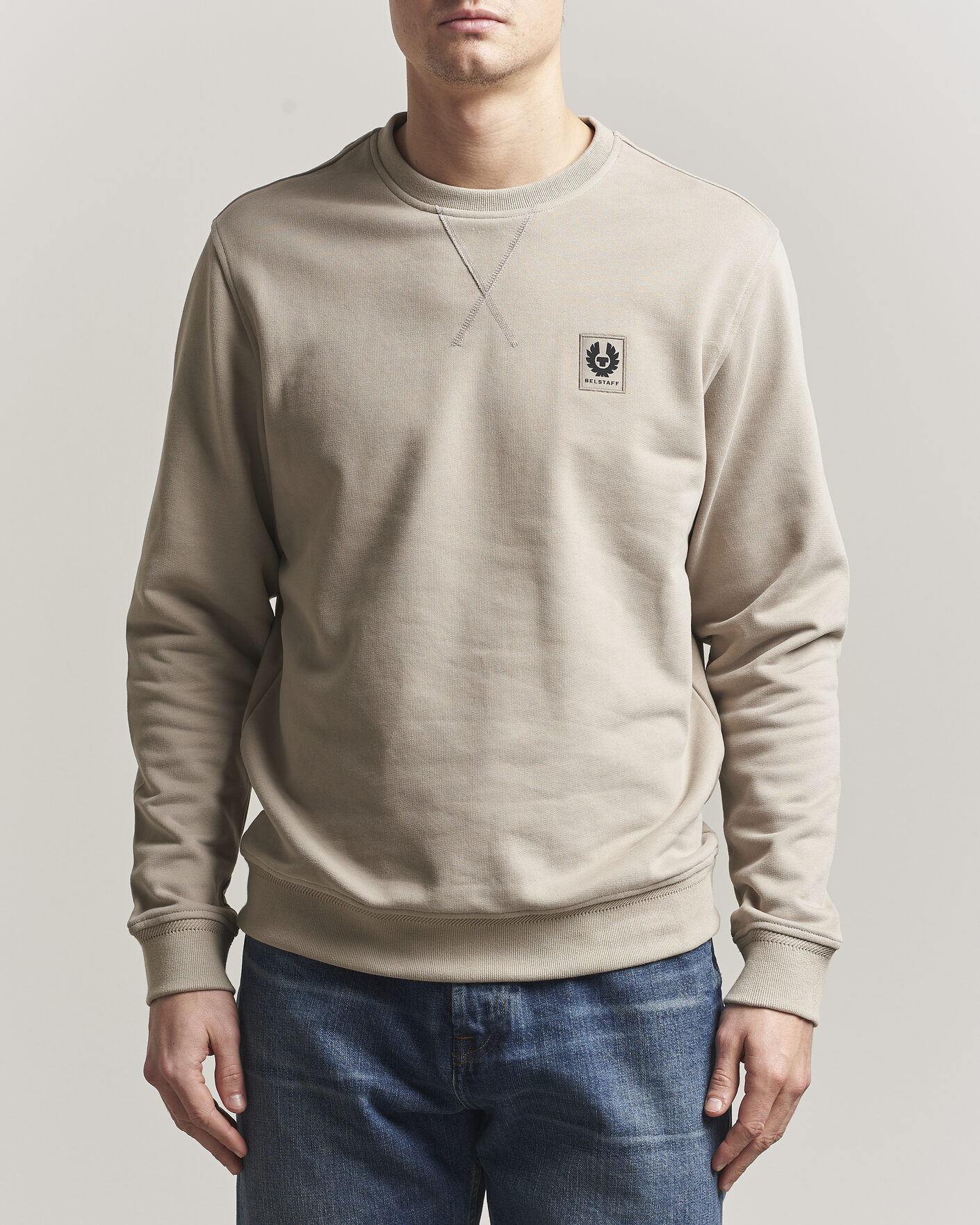 Heren | Truien | Belstaff | Signature Crew Neck Sweatshirt Dark Sand