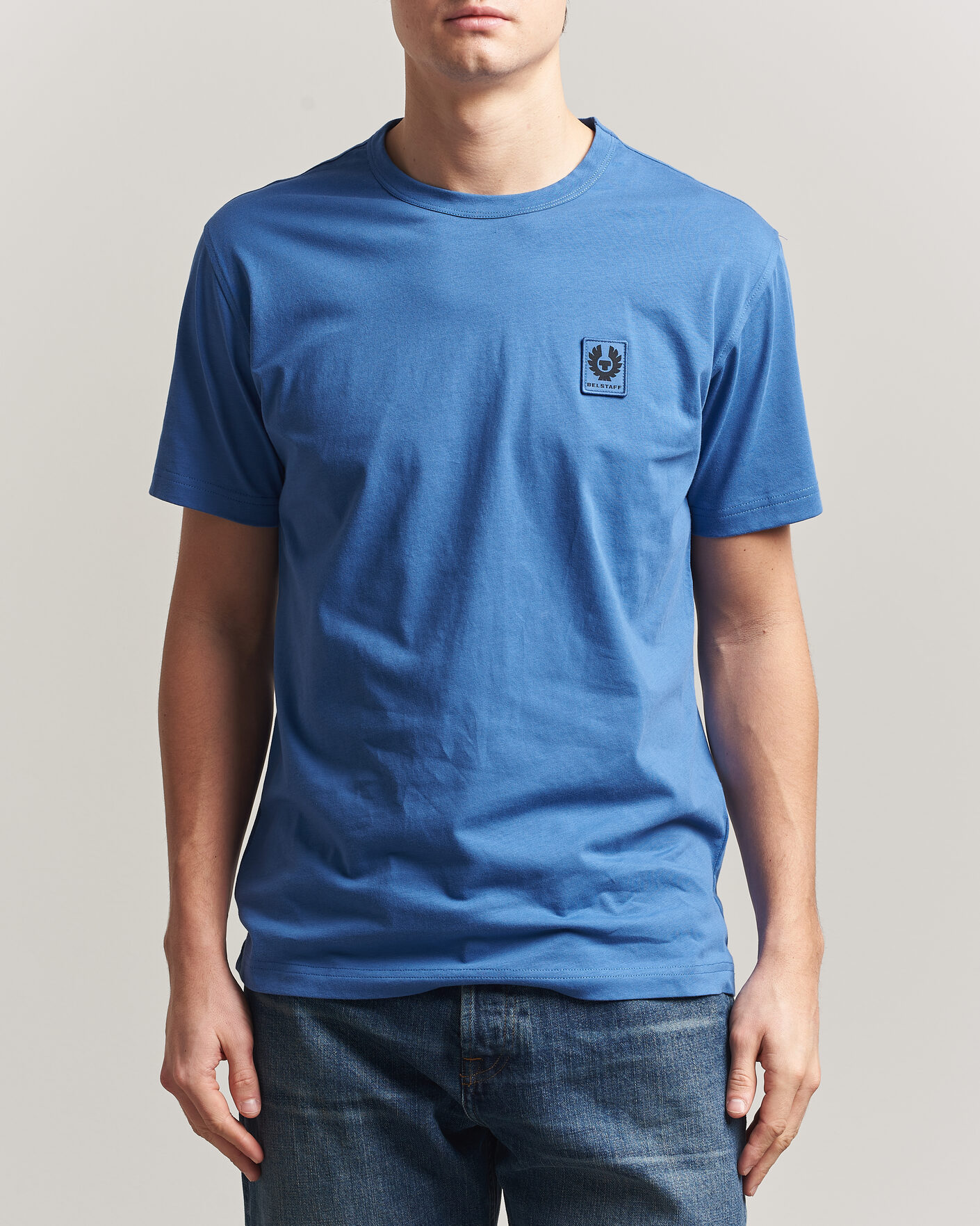 Heren | T-shirts | Belstaff | Signature Crew Neck T-Shirt Marine Blue