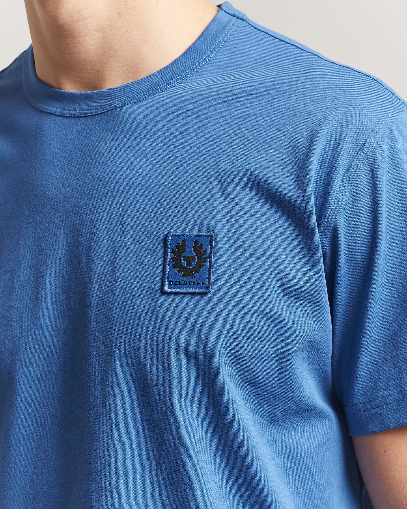 Heren | T-shirts | Belstaff | Signature Crew Neck T-Shirt Marine Blue