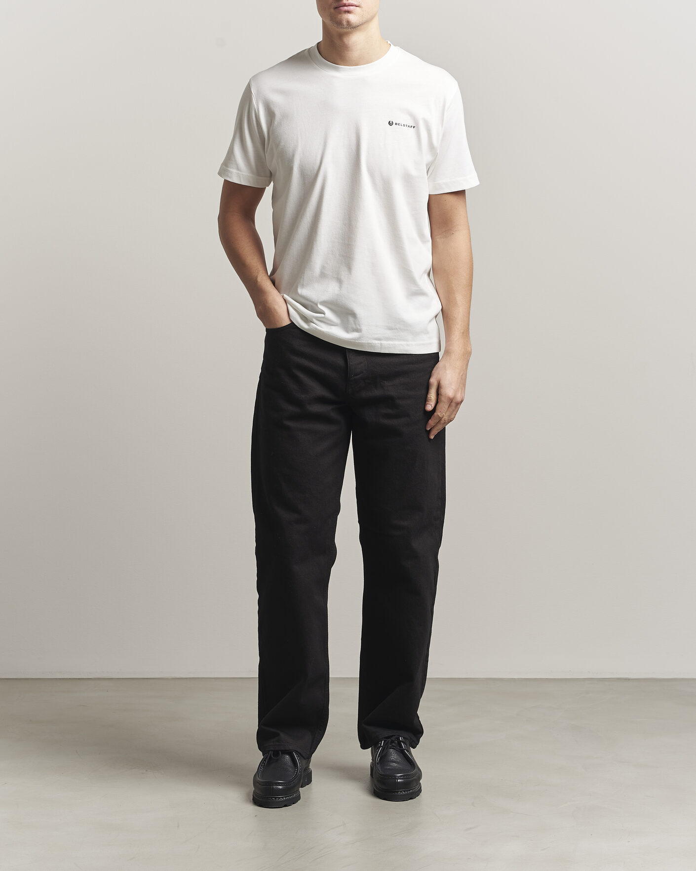 Heren | T-shirts | Belstaff | 3-Pack Squad Crew Neck T-Shirt Black/Dark Ink/White