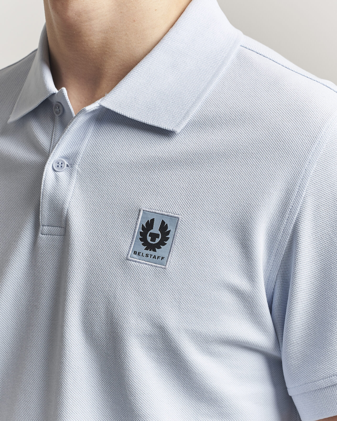 Heren | Polo's | Belstaff | Signature Polo Sky Blue