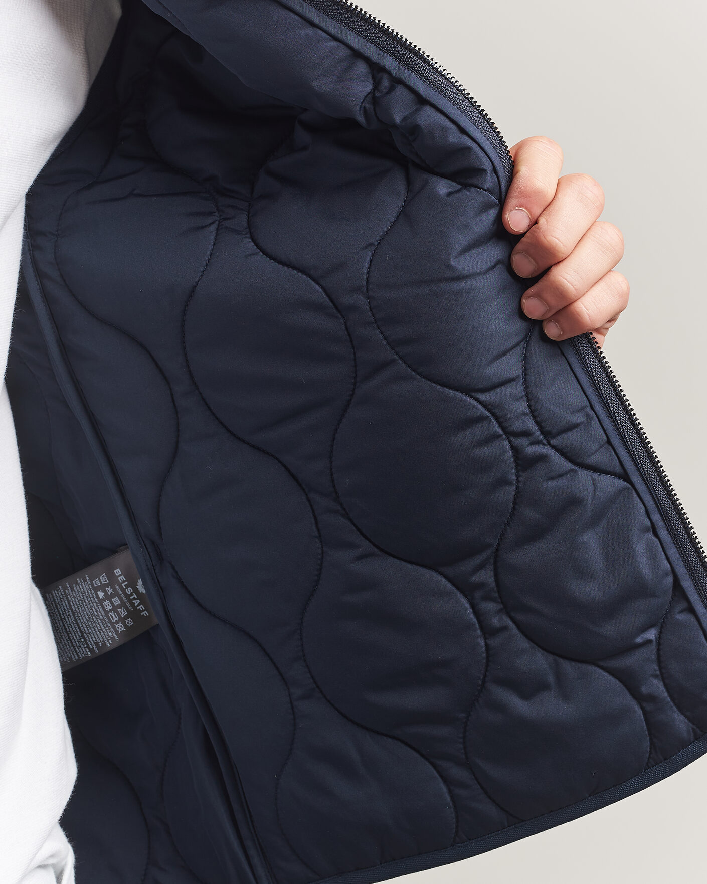 Heren | Gilets | Belstaff | Base Gilet Dark Ink