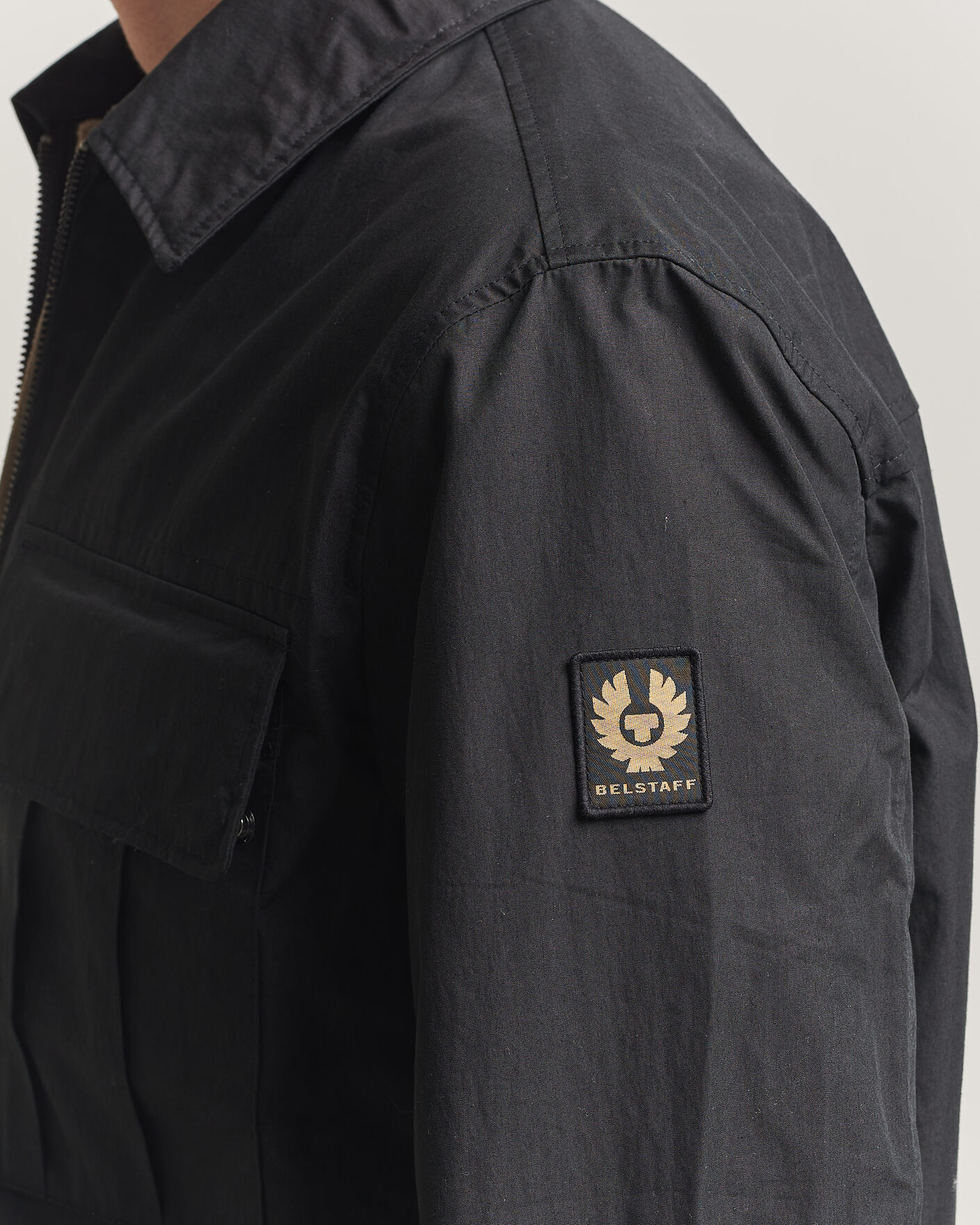 Heren | Overhemden | Belstaff | Cargo Overshirt Black