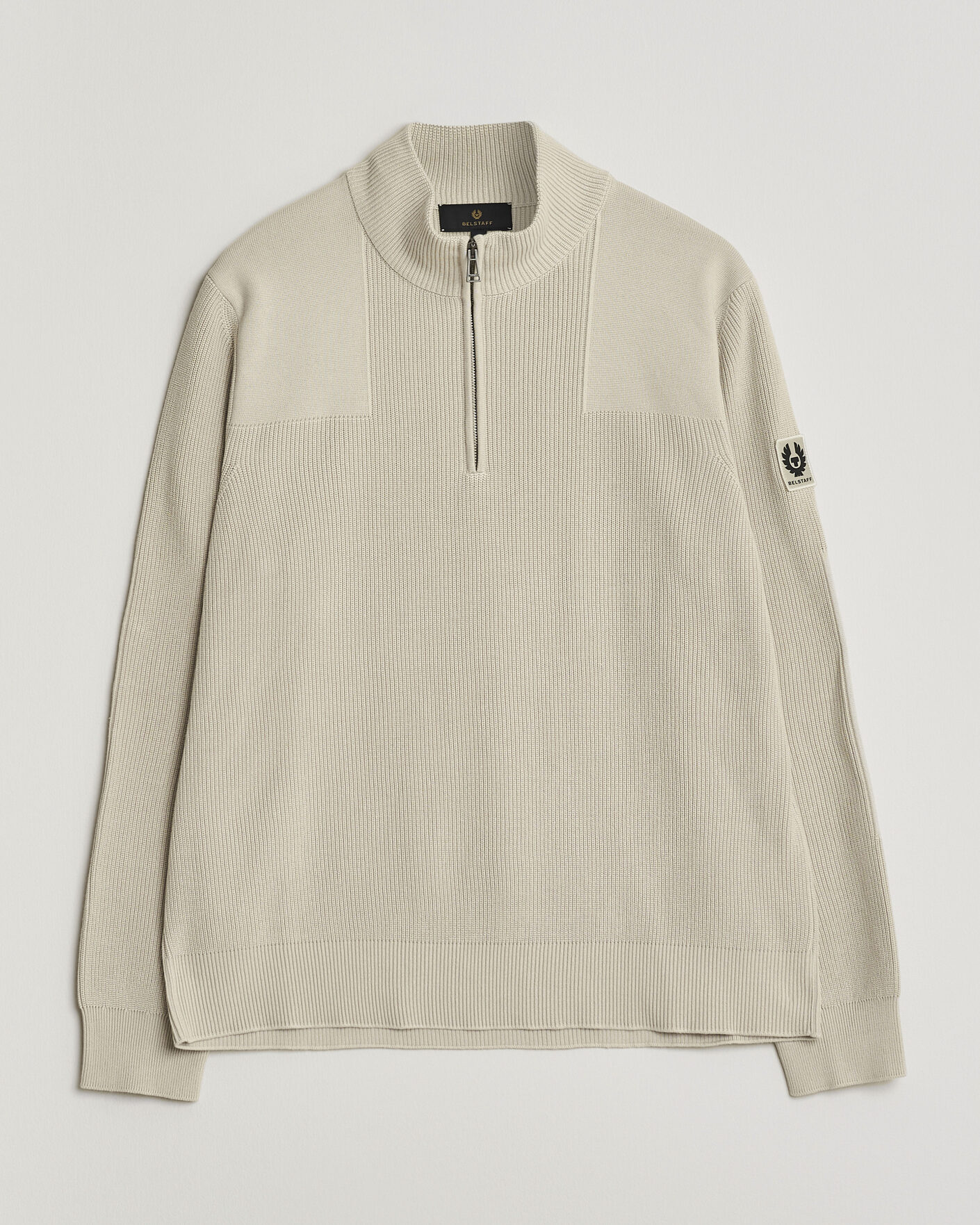 Heren | Truien | Belstaff | Commander Half Zip Silver Birch