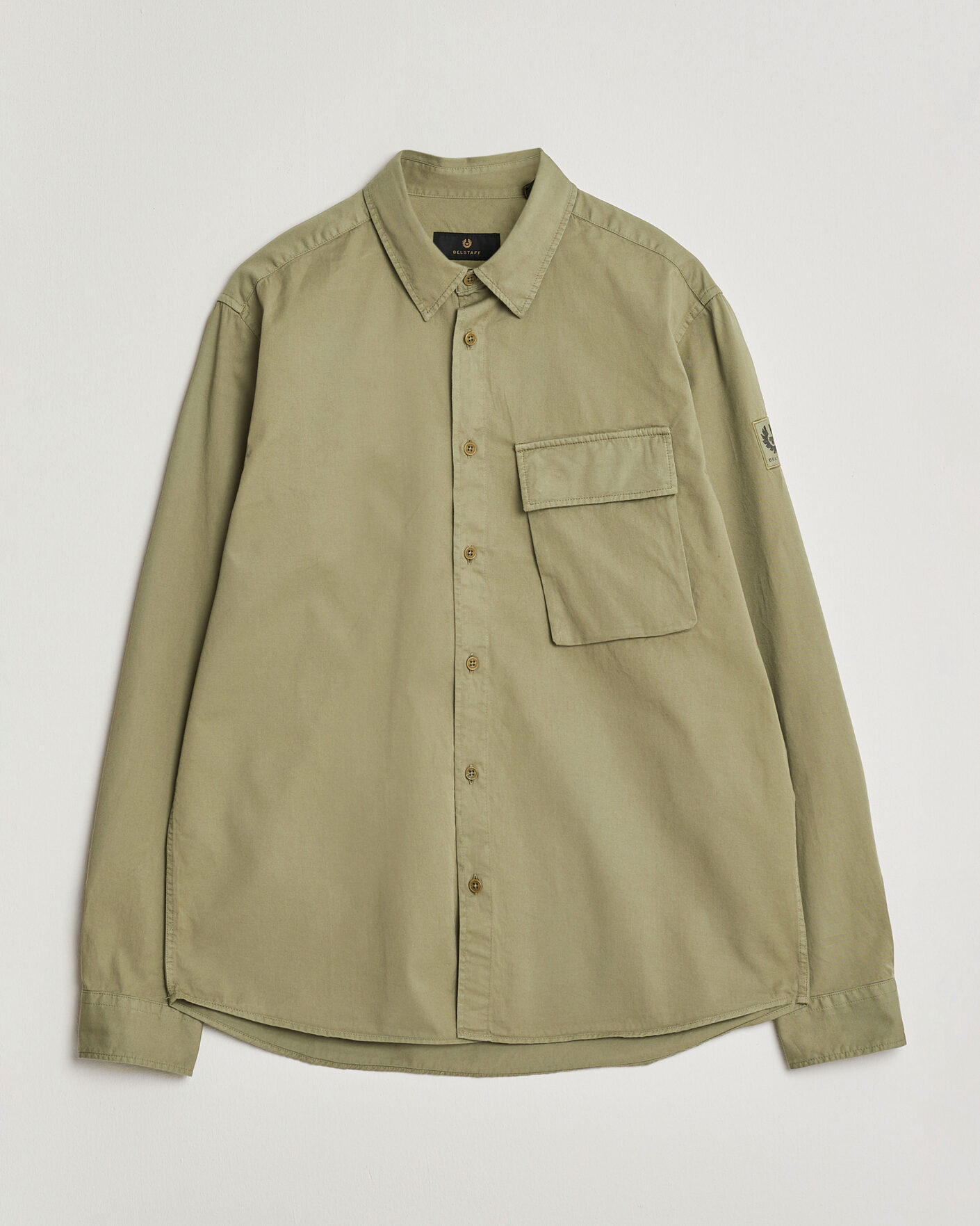 Heren | Overhemden | Belstaff | Scale Pocket Shirt Fatigue Green