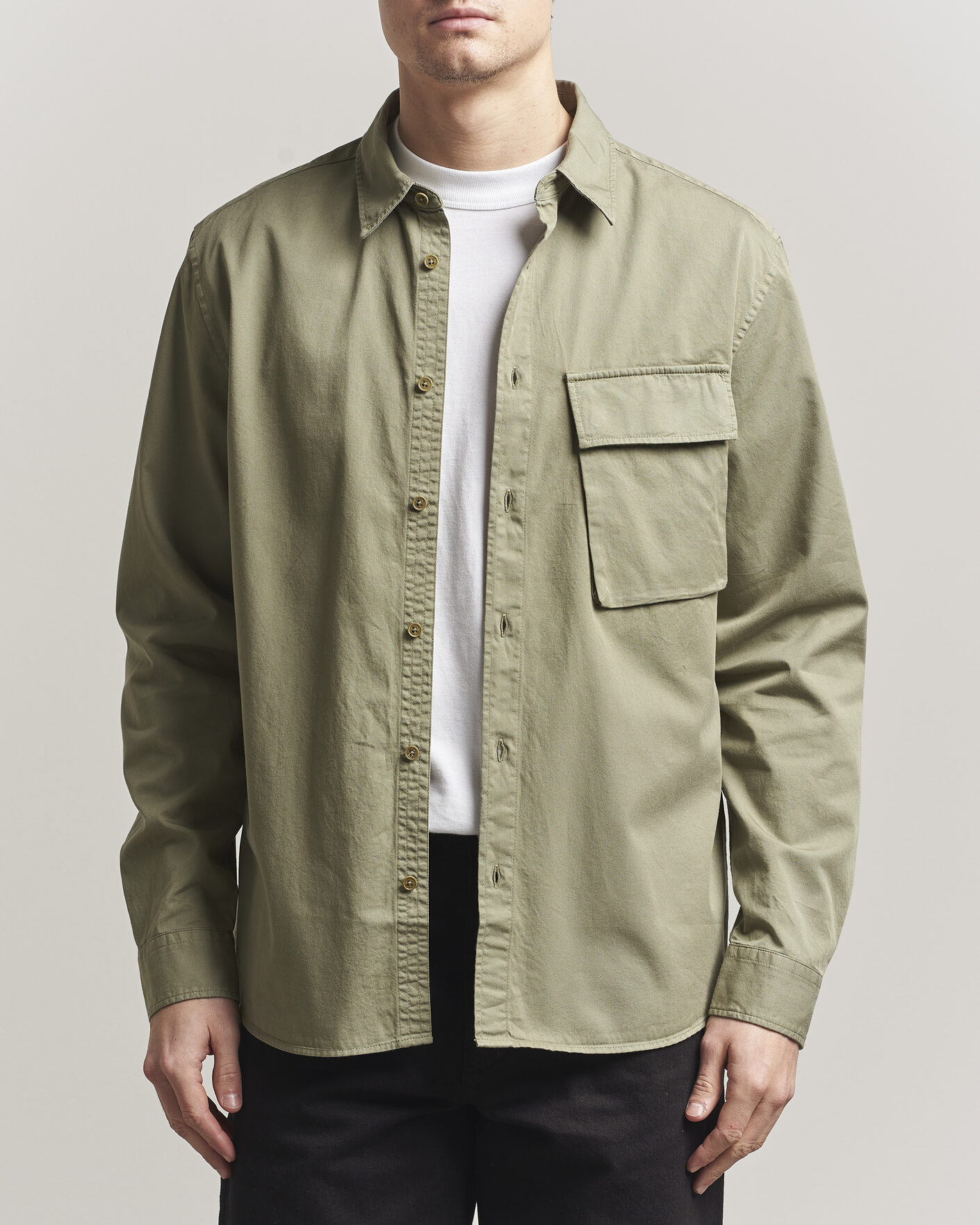 Heren | Overhemden | Belstaff | Scale Pocket Shirt Fatigue Green