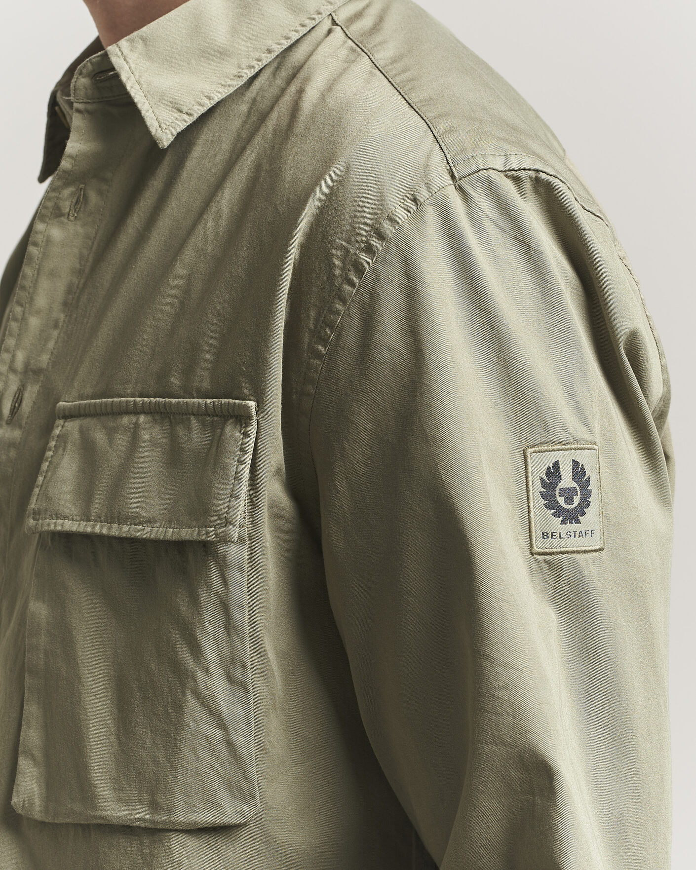 Heren | Overhemden | Belstaff | Scale Pocket Shirt Fatigue Green