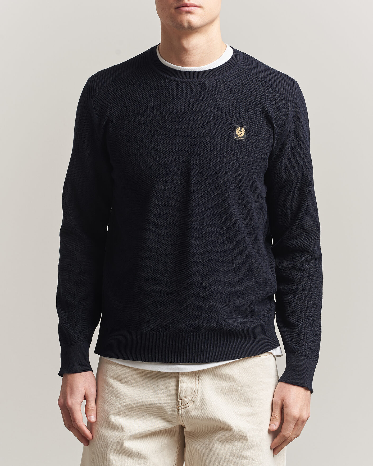 Heren | Truien | Belstaff | Coast Knitted Crew Neck Dark Ink