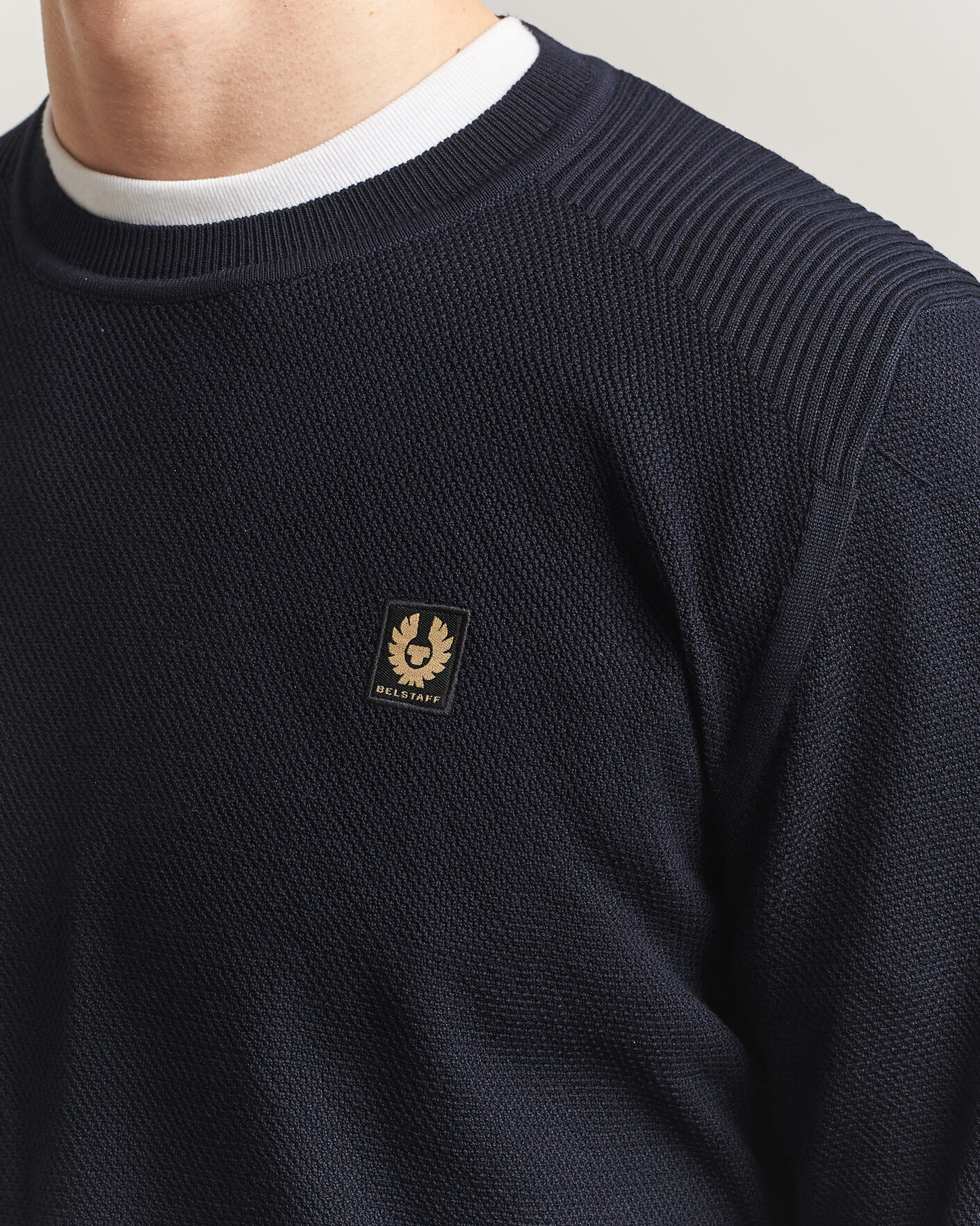 Heren | Truien | Belstaff | Coast Knitted Crew Neck Dark Ink