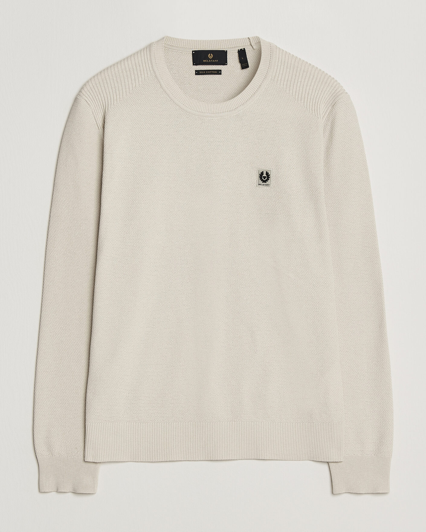 Heren | Truien | Belstaff | Coast Knitted Crew Neck Silver Birch