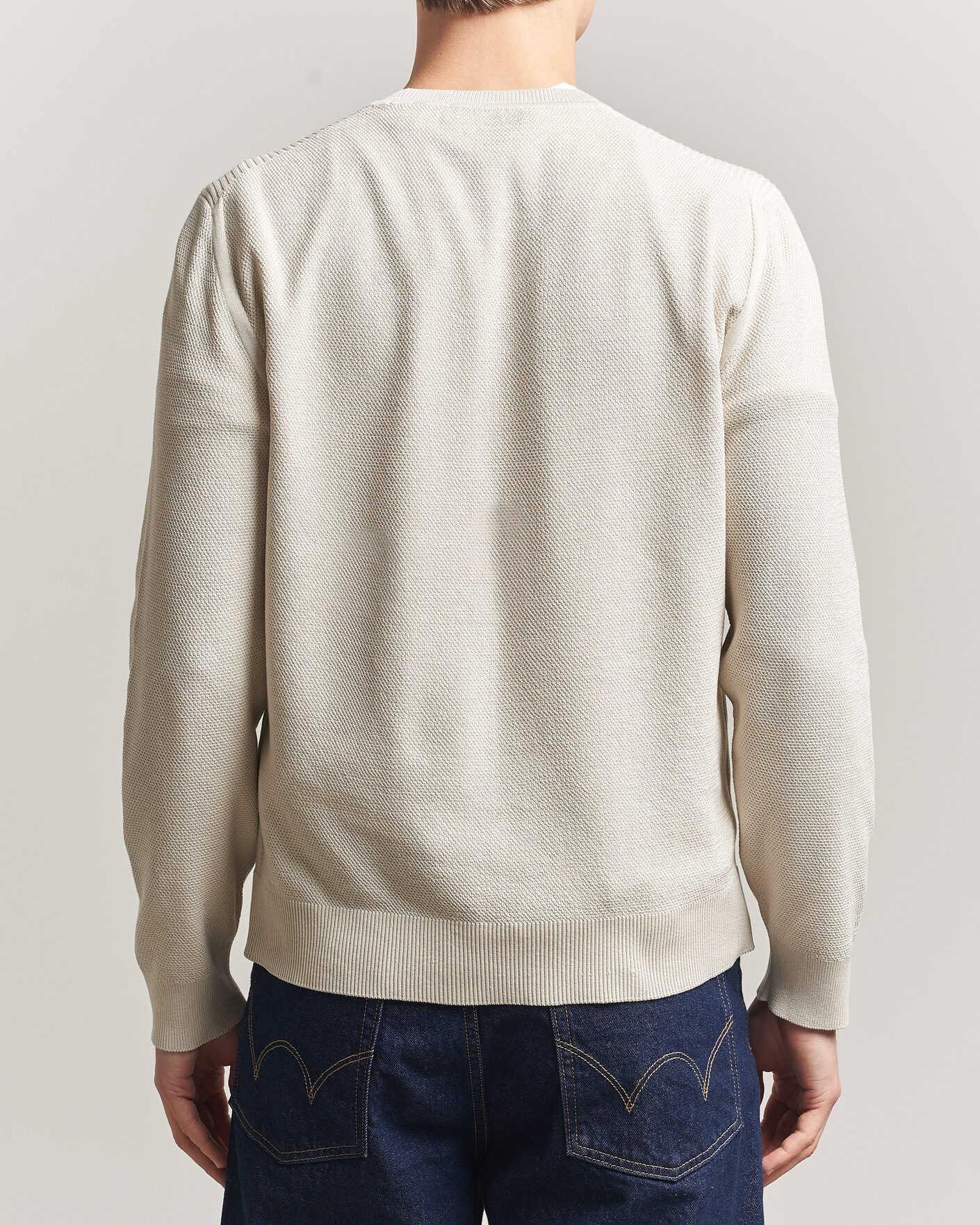 Heren | Truien | Belstaff | Coast Knitted Crew Neck Silver Birch