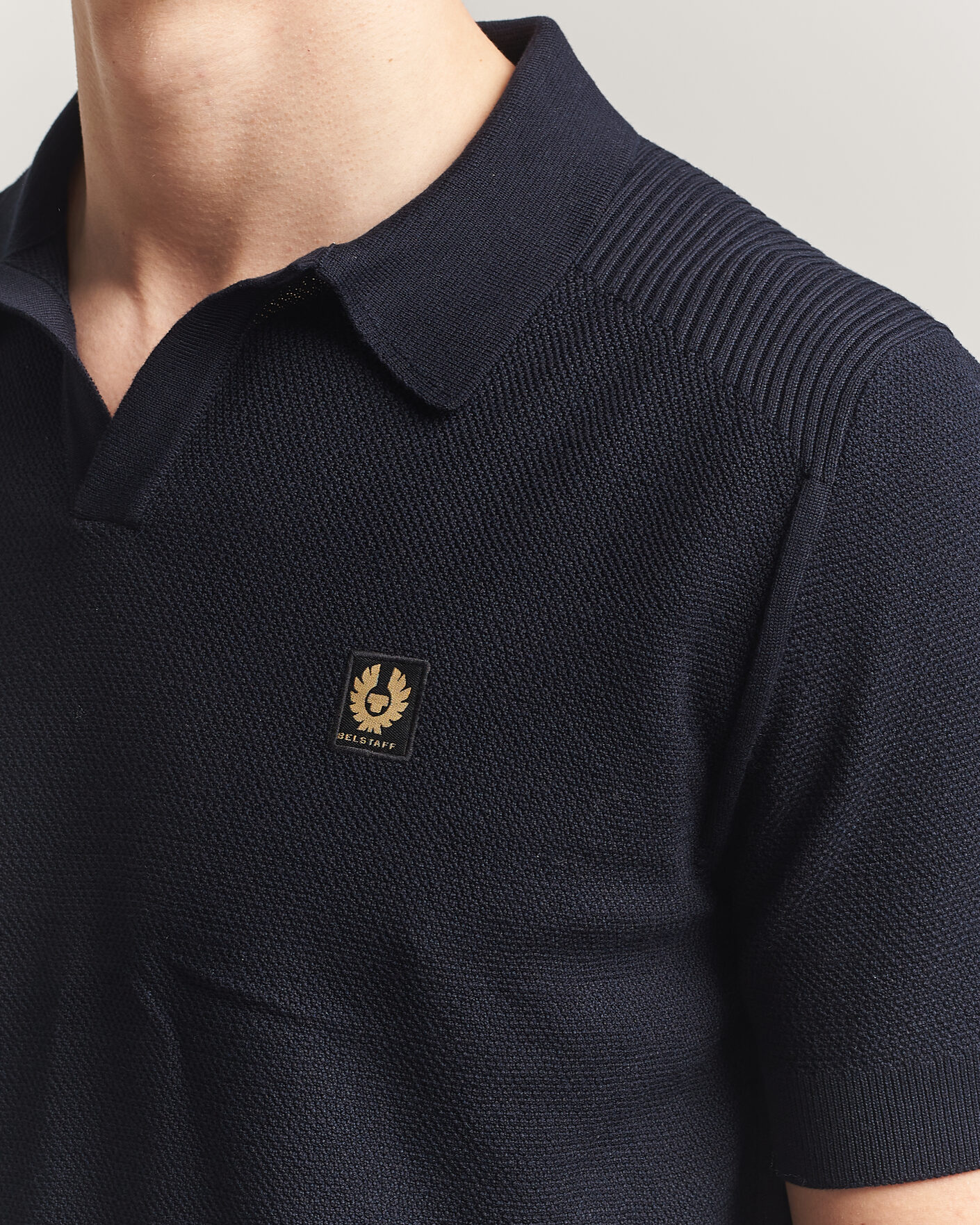 Heren | Polo's | Belstaff | Coast Knitted Polo Dark Ink