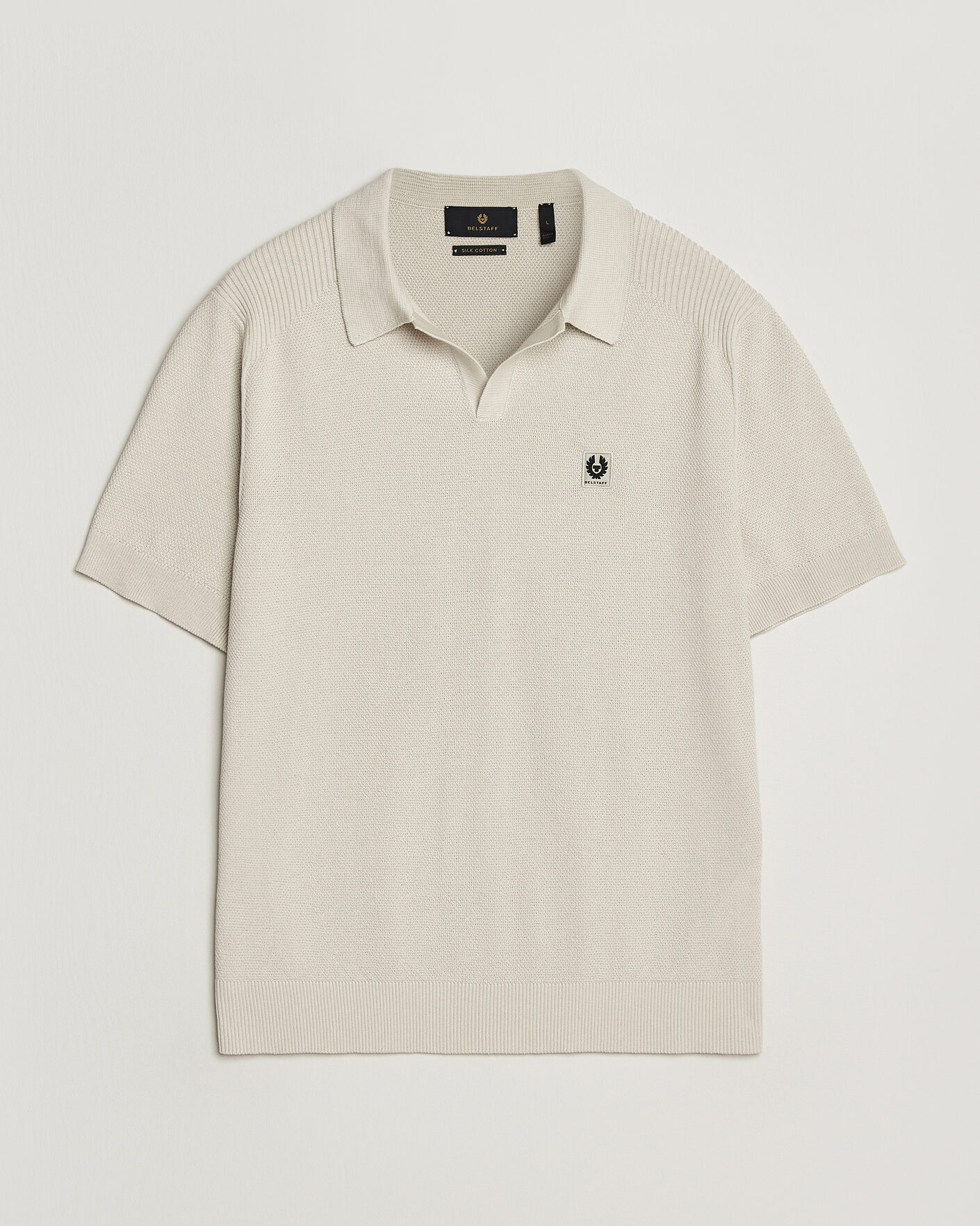 Heren | Polo's | Belstaff | Coast Knitted Polo Silver Birch