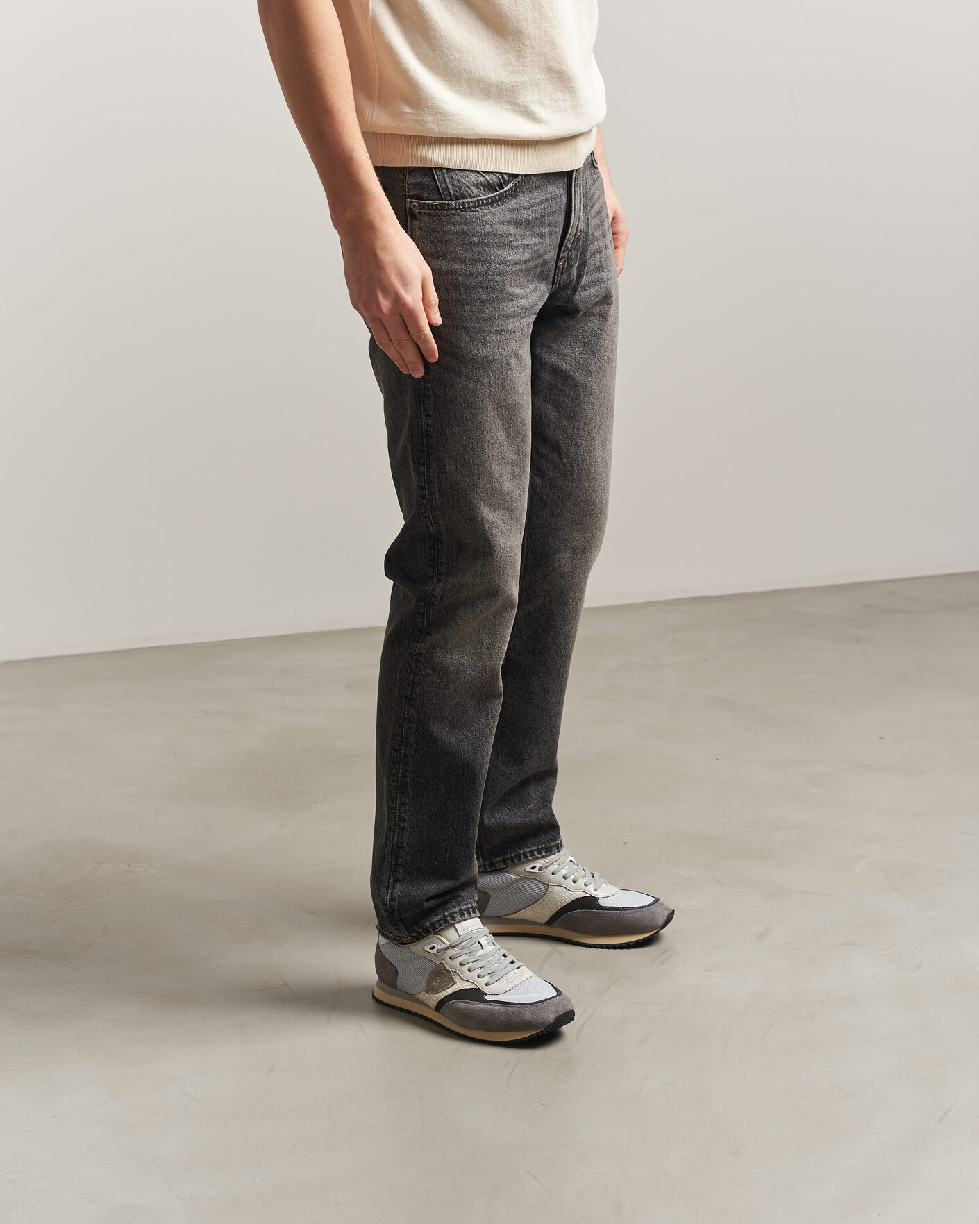 Heren | Sneakers | Philippe Model | BLVille Low Running Sneaker Grey
