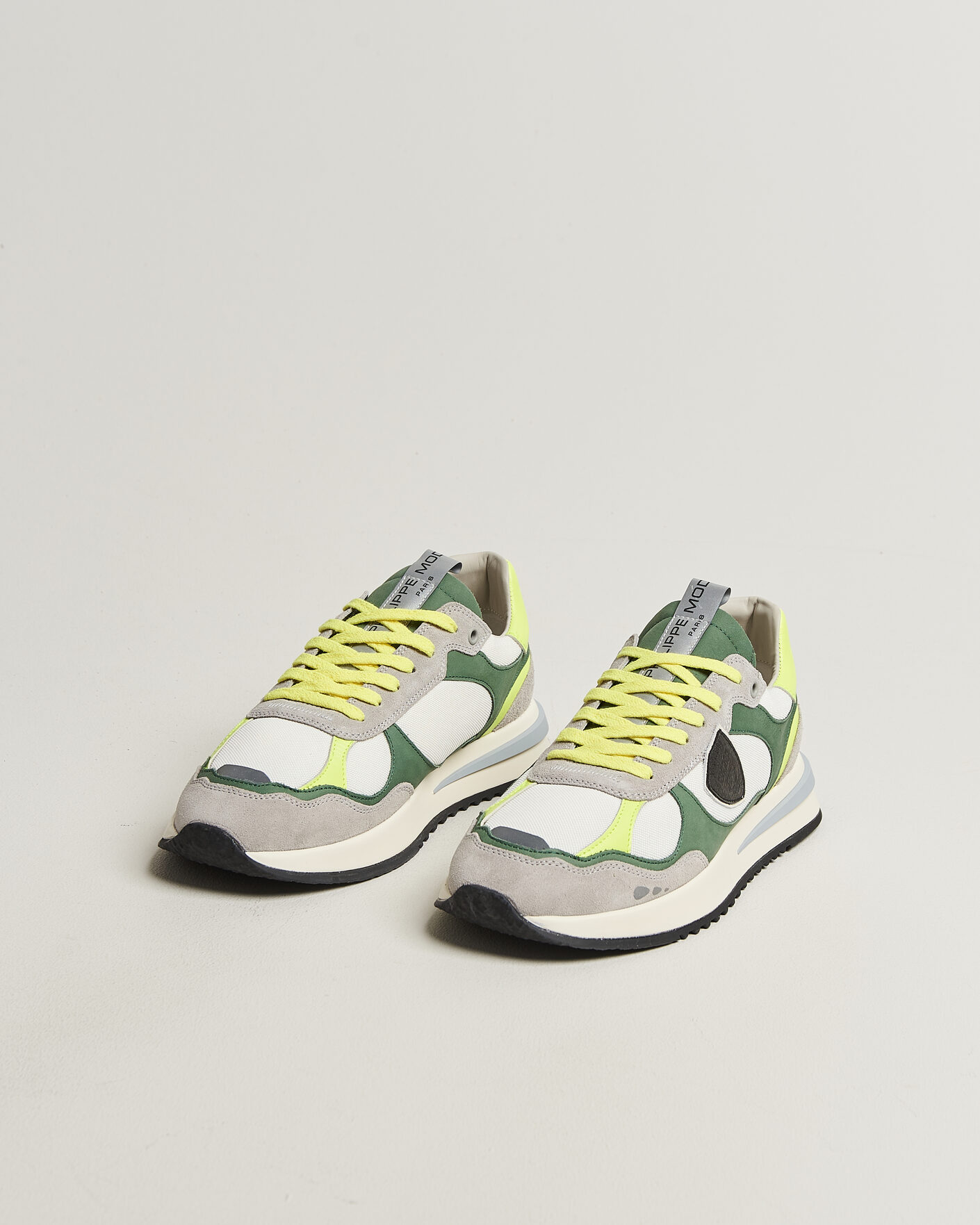 Heren | Sneakers | Philippe Model | Olympique Running Sneaker White/Green