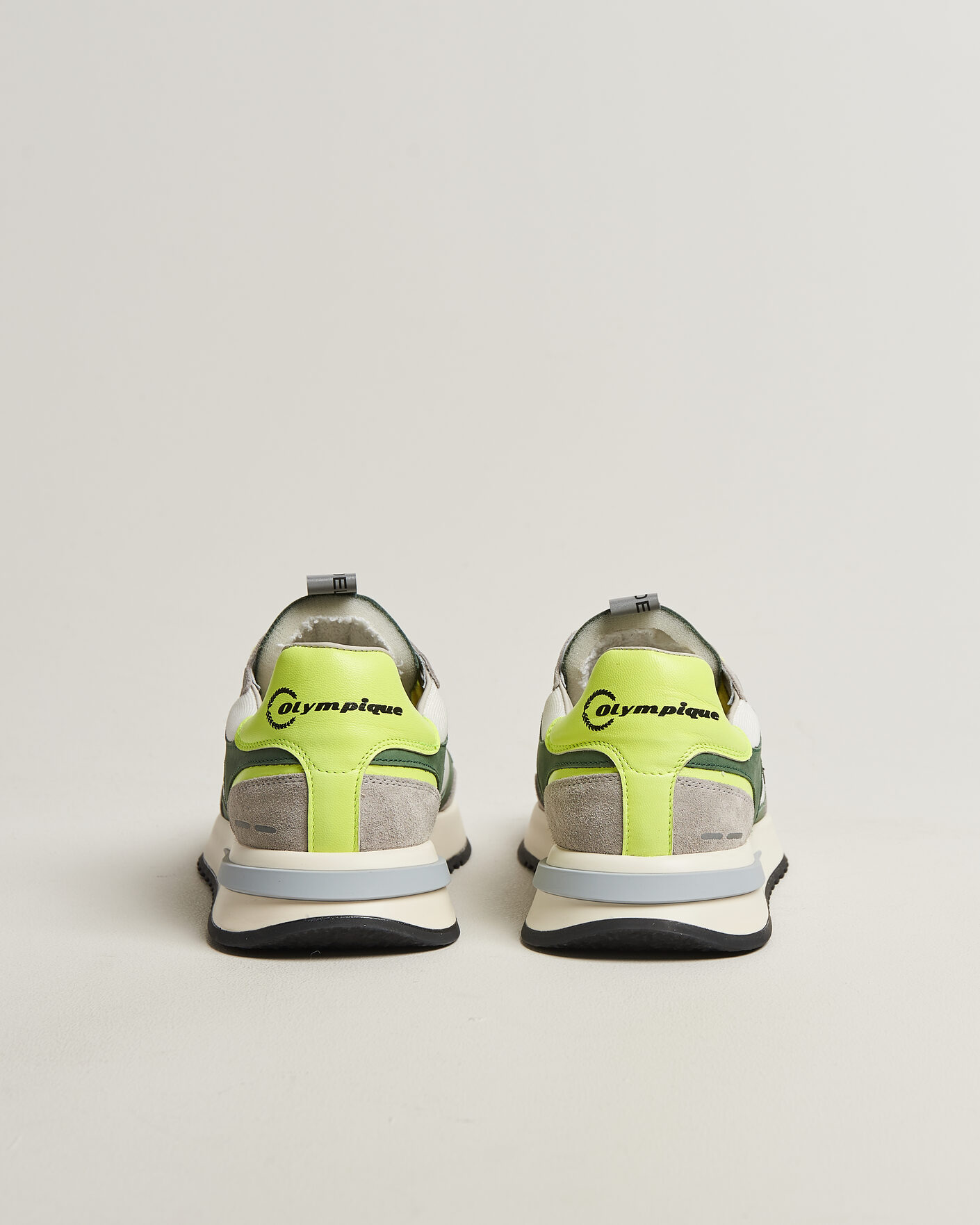 Heren | Sneakers | Philippe Model | Olympique Running Sneaker White/Green