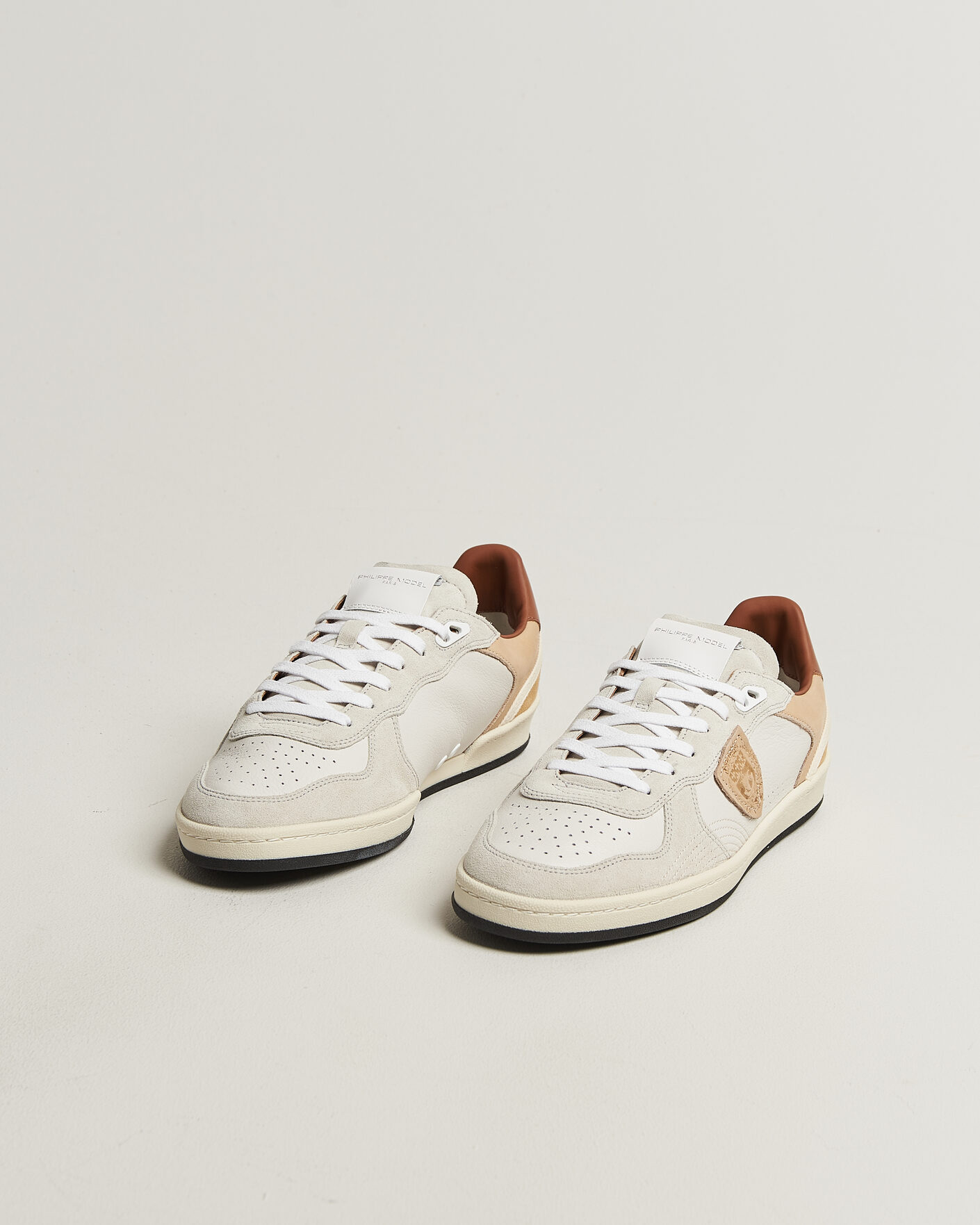 Heren | Sneakers | Philippe Model | Pgal Low Leather Sneaker Light Brown