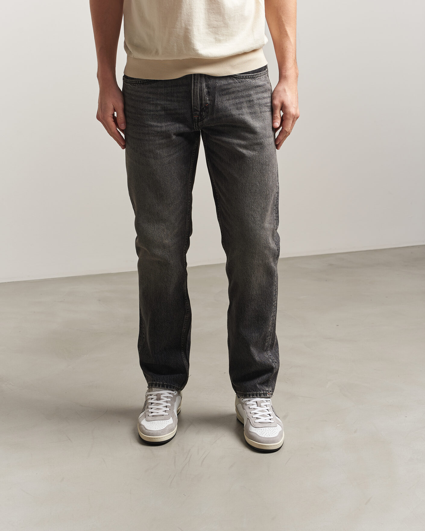 Heren | Sneakers | Philippe Model | Pgal Low Leather Sneaker Grey