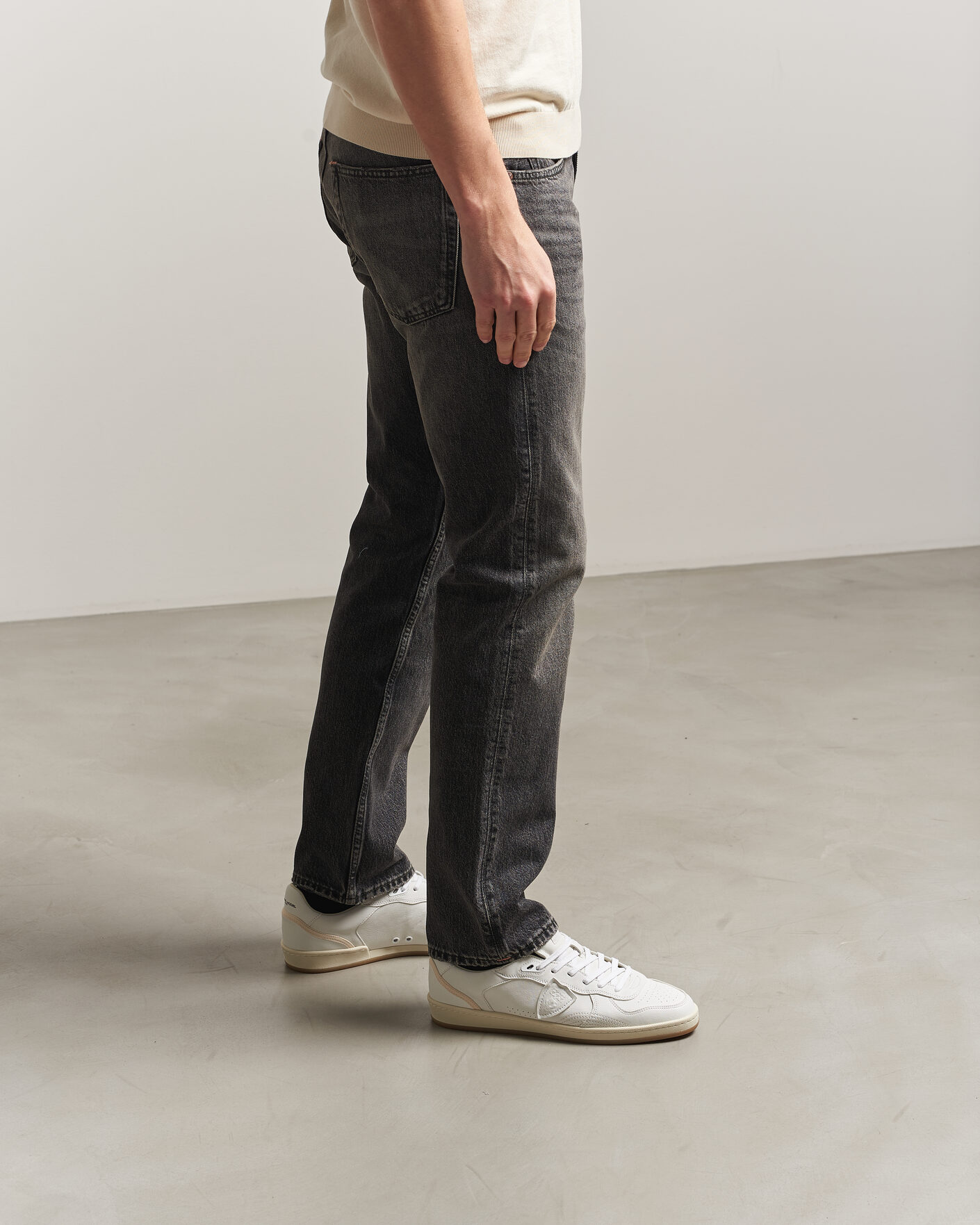Heren | Sneakers | Philippe Model | Pgal Low Leather Sneaker White