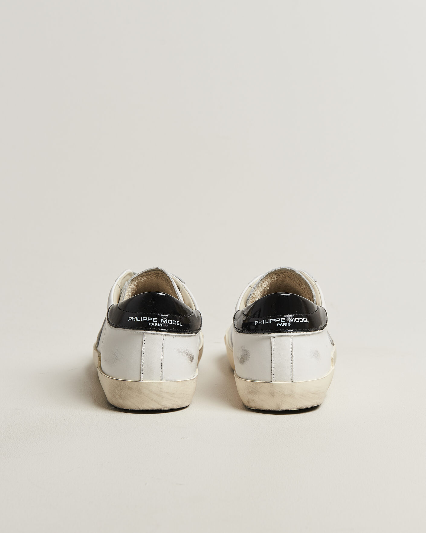 Heren | Sneakers | Philippe Model | PRSX Low Top Canvas Mix Sneaker White/Black