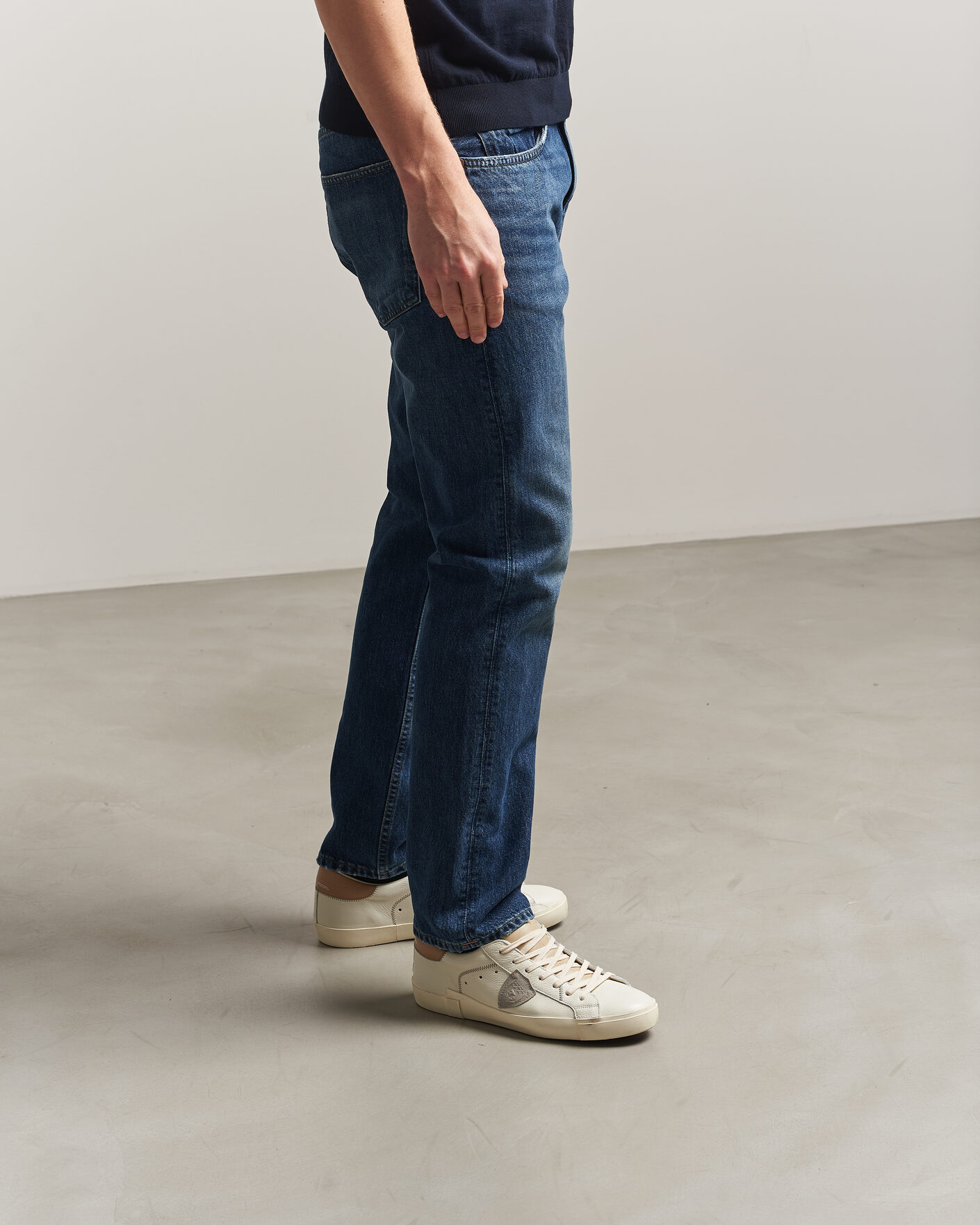 Heren | Sneakers | Philippe Model | PRSX Low Top Canvas Mix Sneaker White/Beige