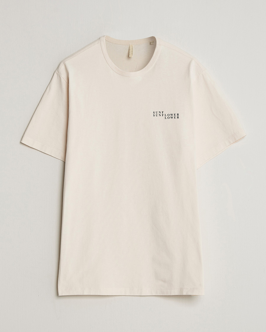 Heren | T-shirts | Sunflower | Logo T-Shirt Off White