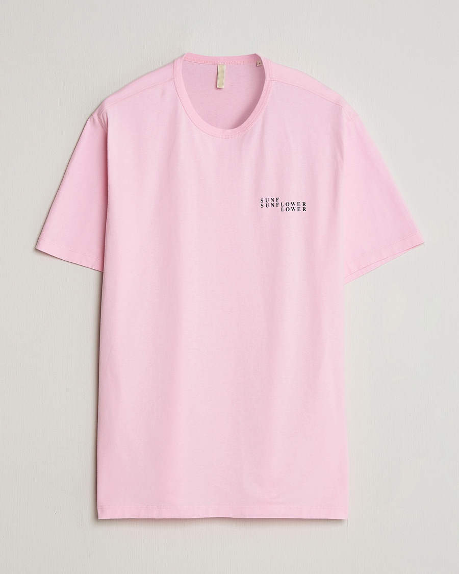 Heren | T-shirts | Sunflower | Logo T-Shirt Pink