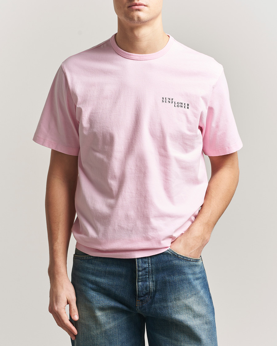 Heren | T-shirts | Sunflower | Logo T-Shirt Pink