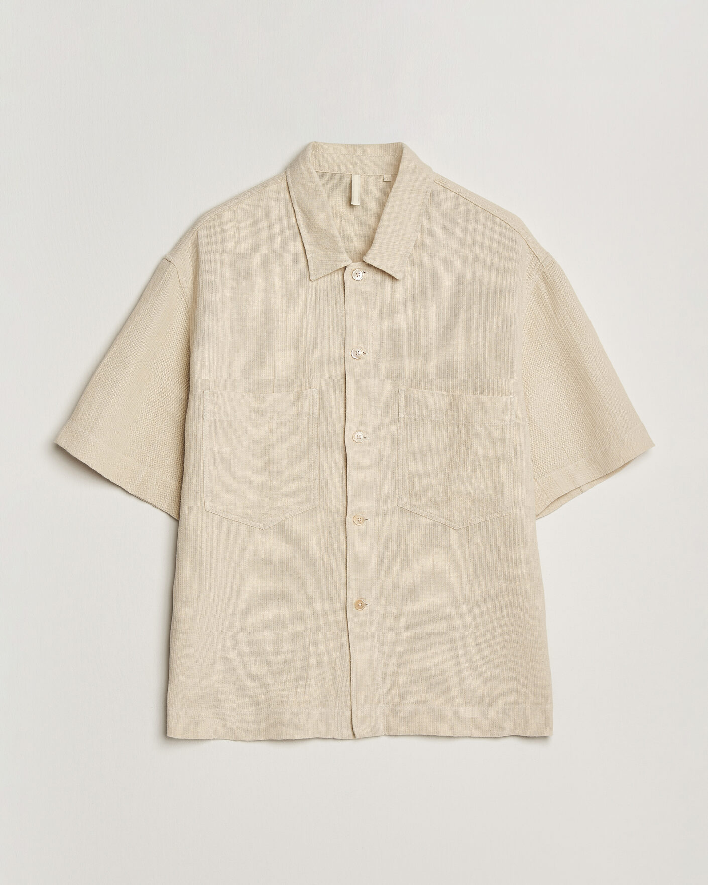 Heren | Overhemden | Sunflower | Adam Short Sleeve Shirt Off White