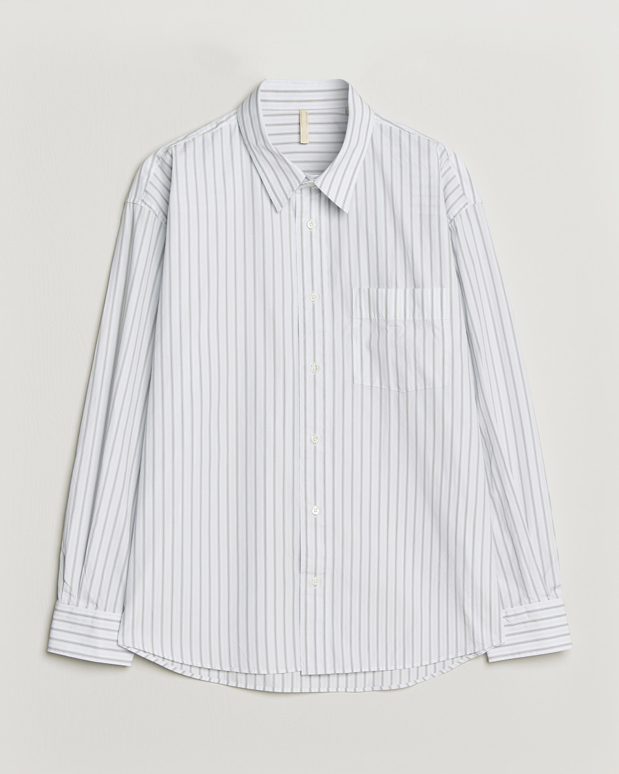 Heren | Overhemden | Sunflower | New Base Shirt Blue Stripe
