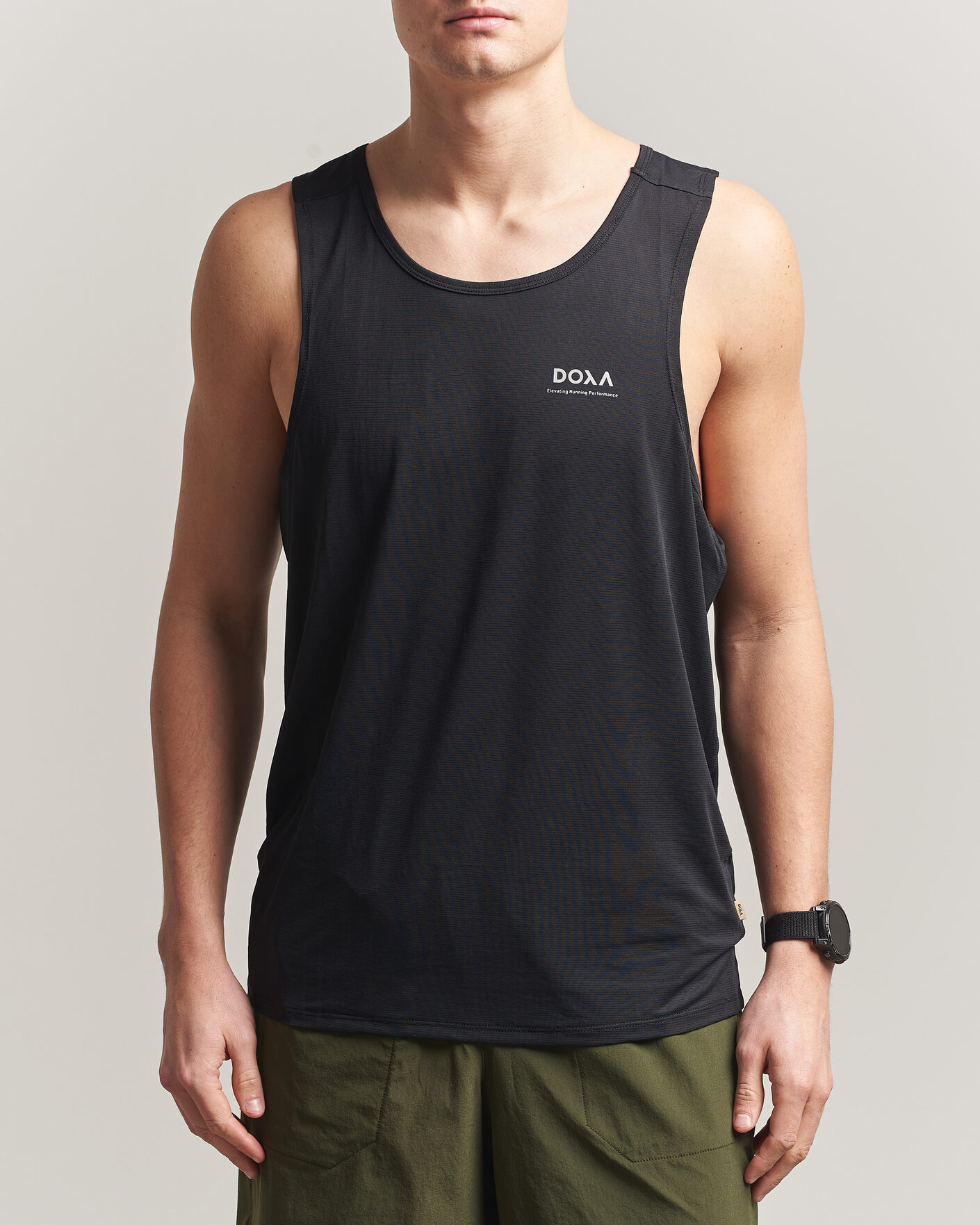 Heren | T-shirts | DOXA | Rerun Singlet Black