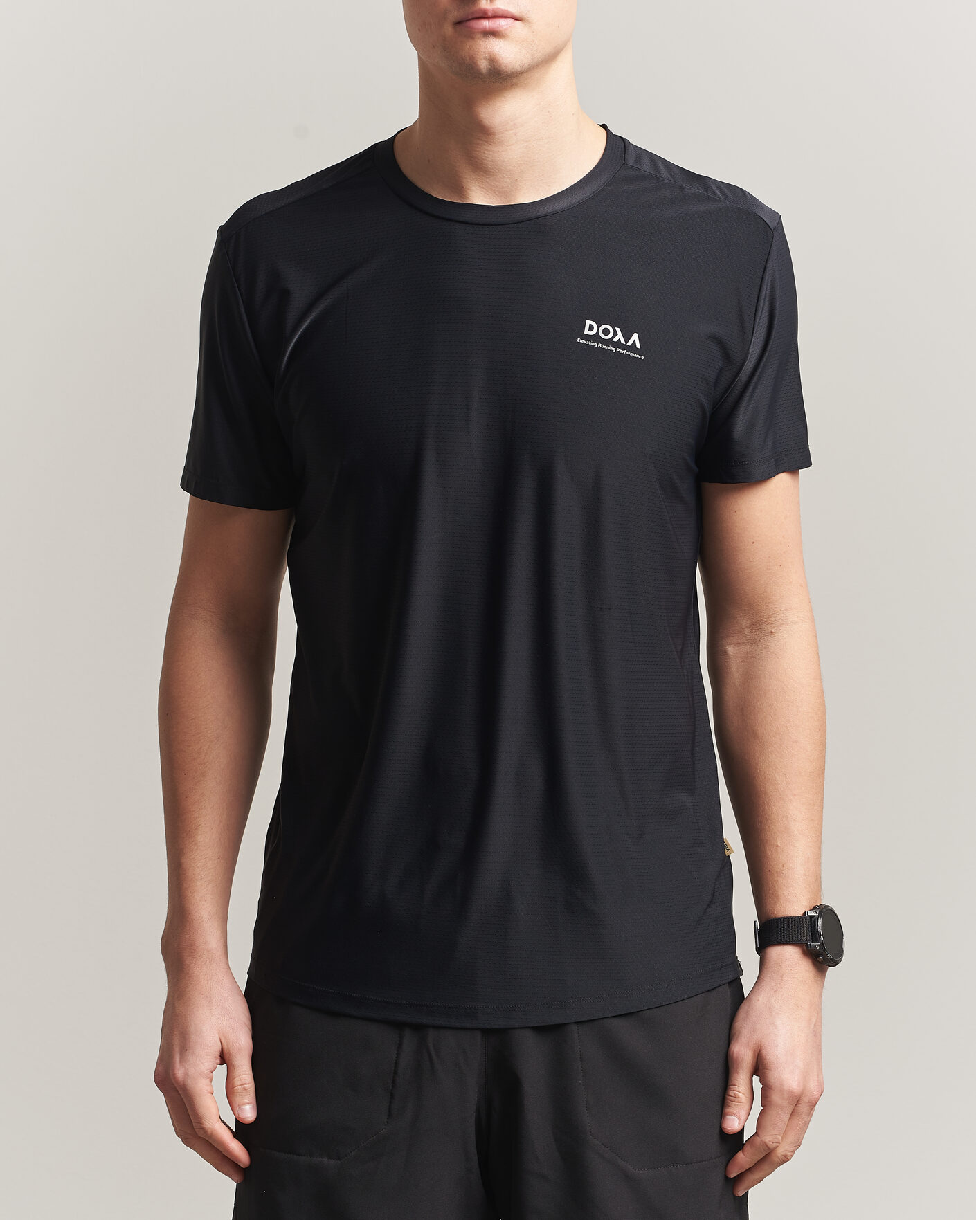 Heren | T-shirts | DOXA | Rerun Short Sleeve T-Shirt Black