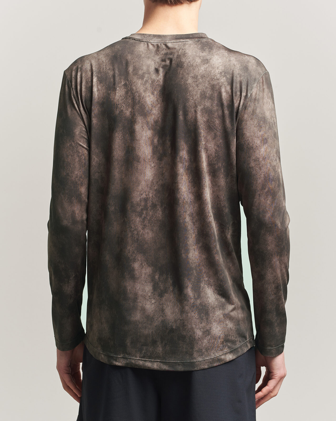 Heren | T-shirts | DOXA | Rerun Long Sleeve T-Shirt Taupe
