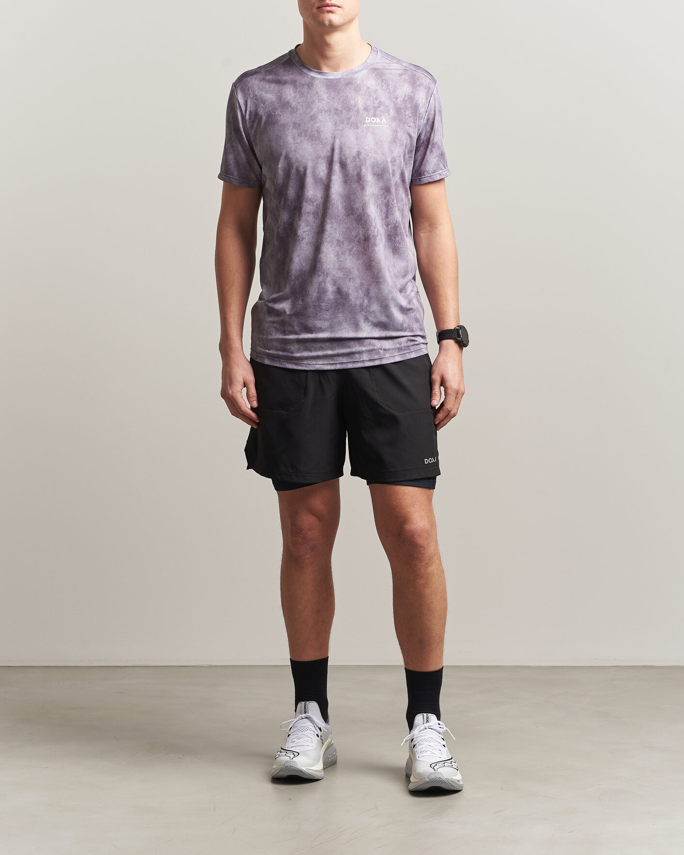 Heren | Korte broek | DOXA | Rerun 2-In-1 Shorts Black