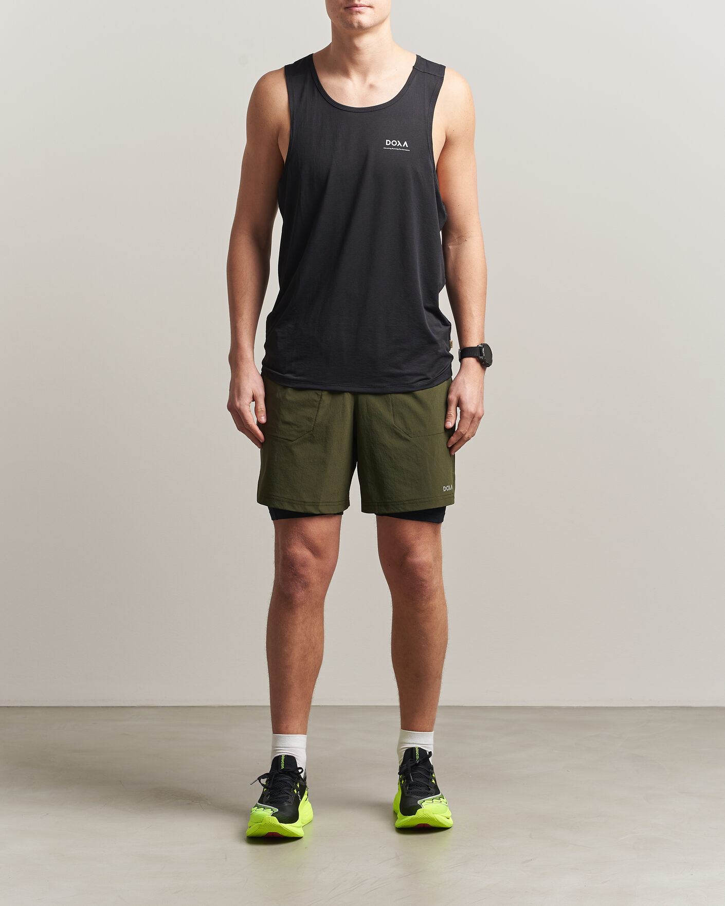 Heren | Korte broek | DOXA | Rerun 2-In-1 Shorts Forest