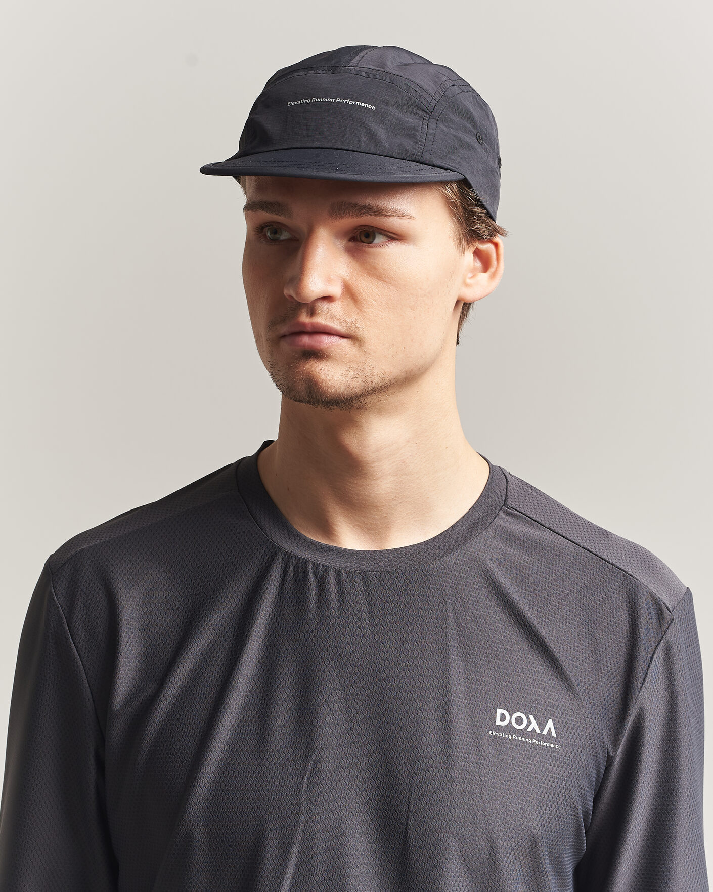 Heren | Hoeden en petten | DOXA | Rerun 5-Panel Cap Black