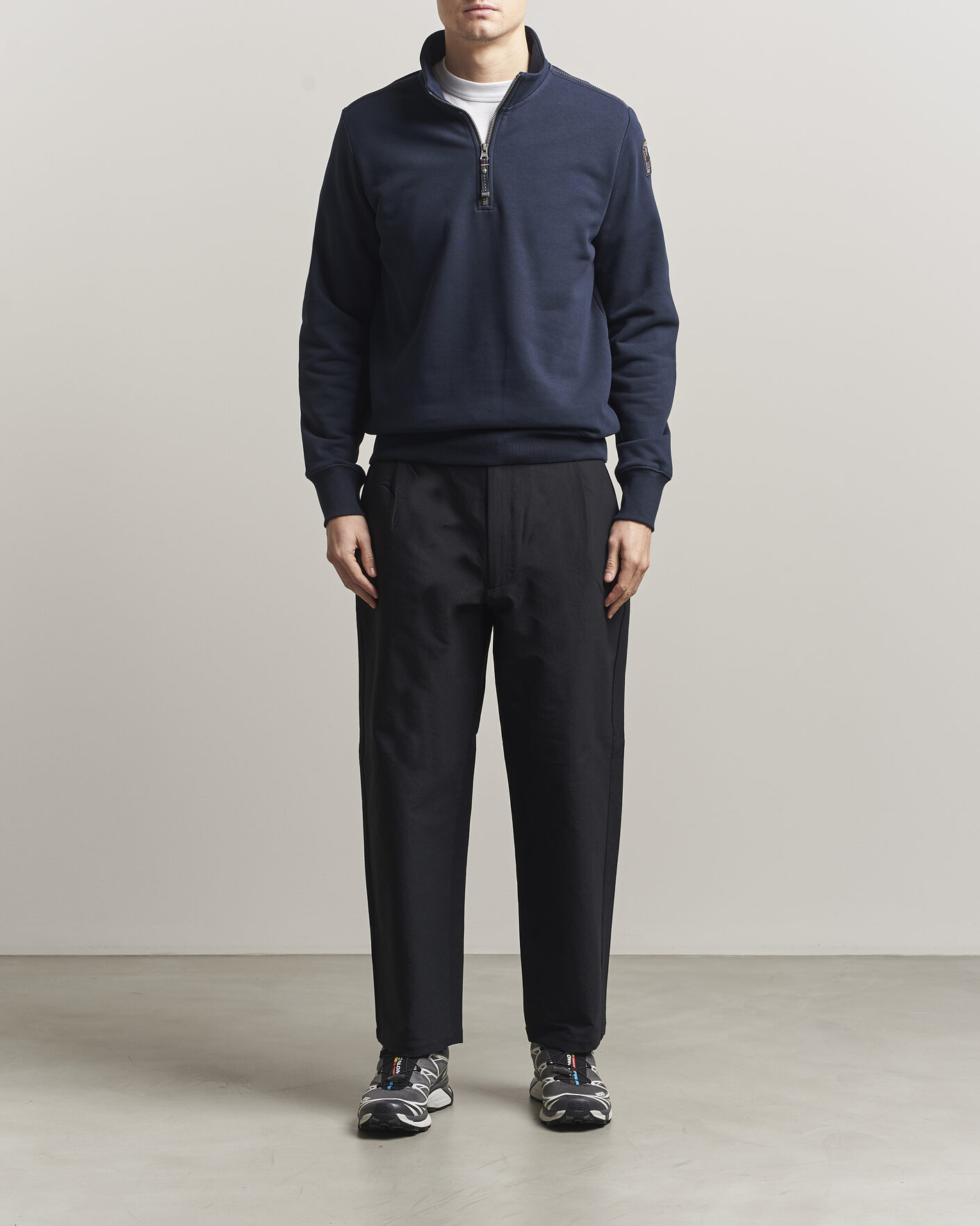 Heren | Truien | Parajumpers | Broad Peak Super Easy Half Zip Navy
