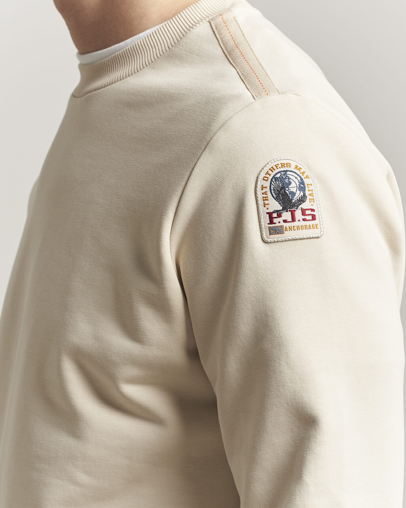 Heren | Truien | Parajumpers | K2 Super Easy Crew Neck Sweatshirt Bone