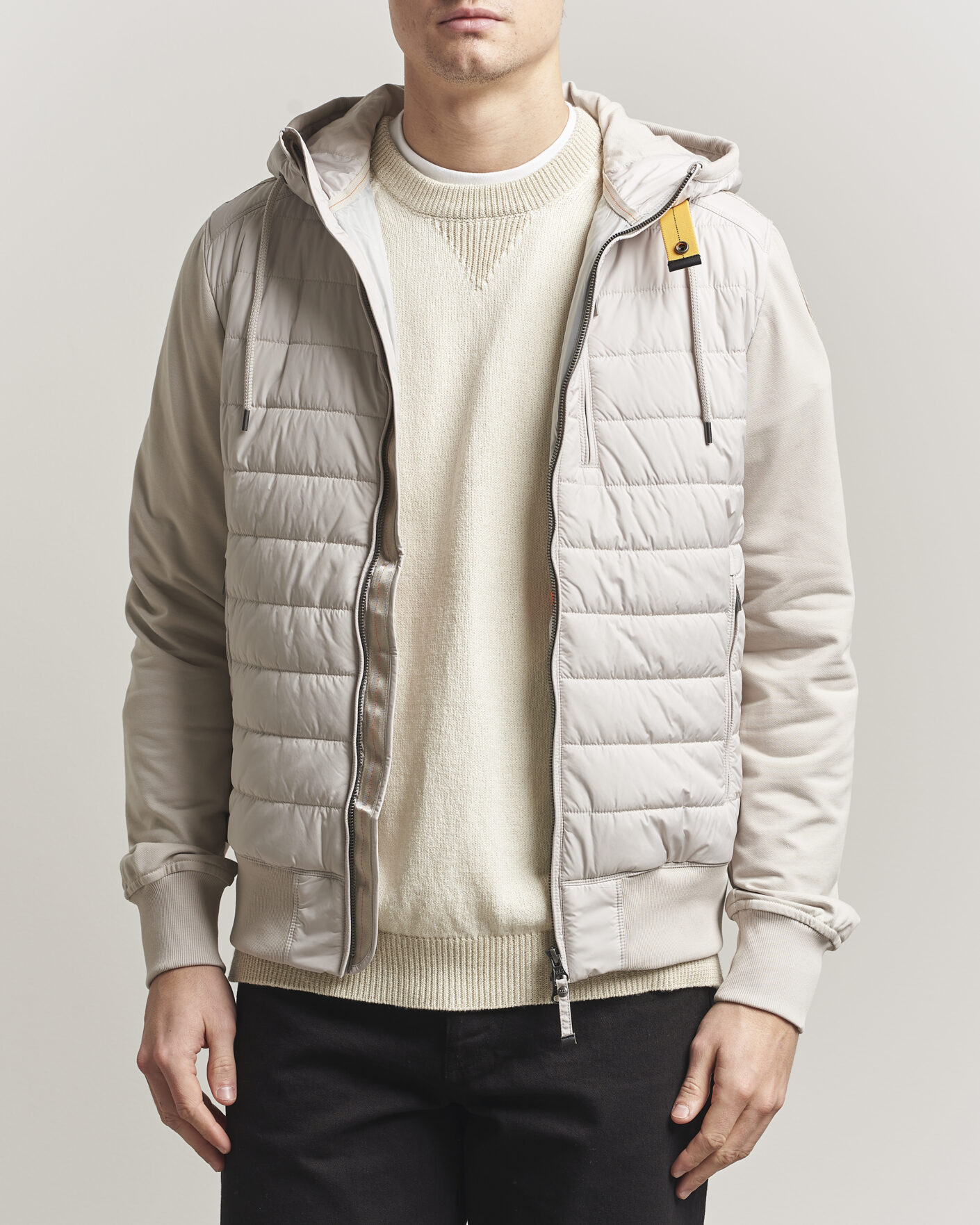 Heren | Jassen | Parajumpers | Ivor Hybrid Hooded Jacket Pelican