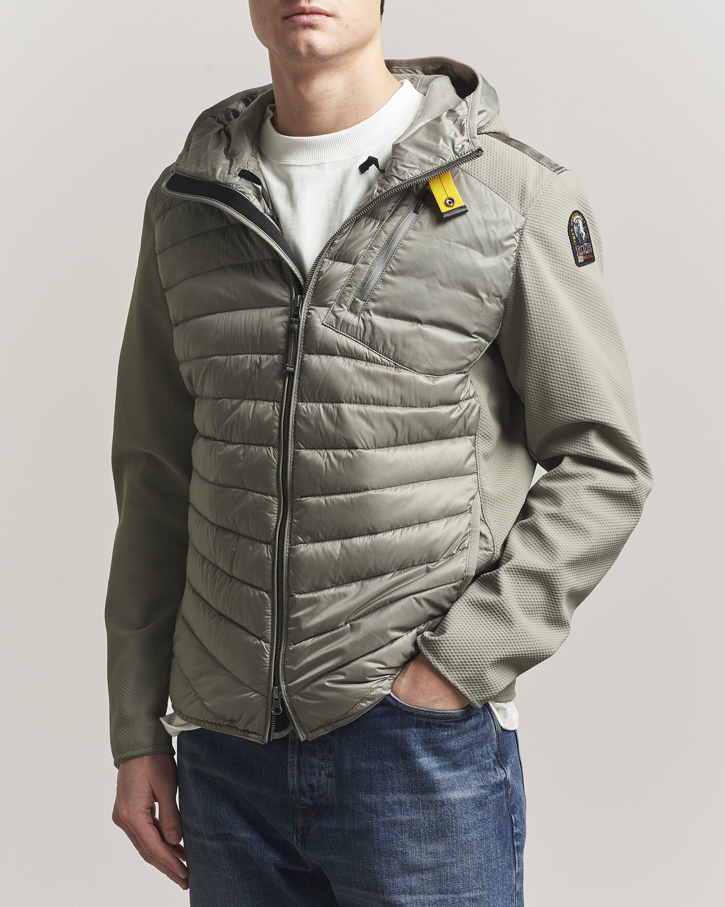 Heren | Jassen | Parajumpers | Nolan Mesh Hooded Hybrid Nowhere