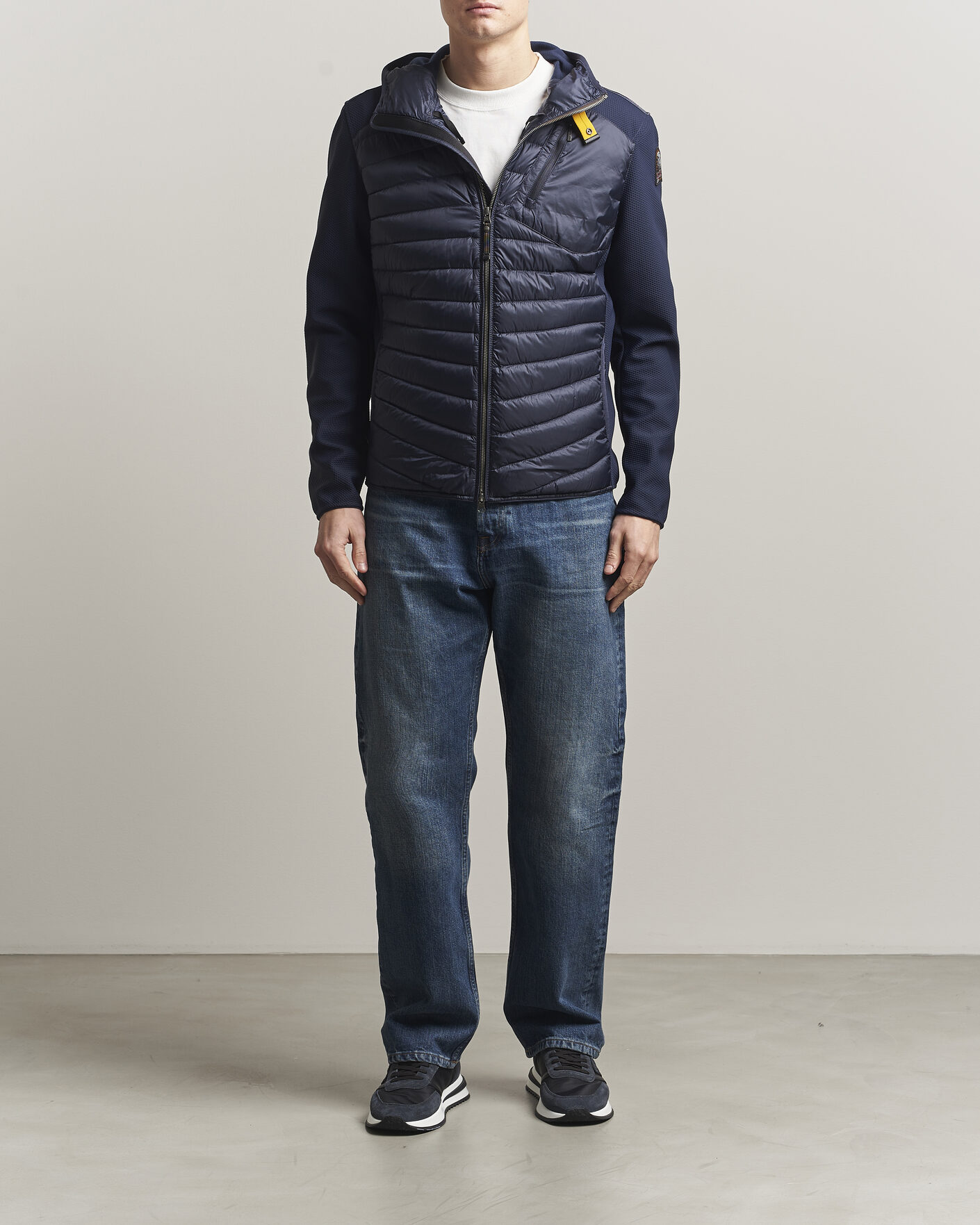 Heren | Jassen | Parajumpers | Nolan Mesh Hooded Hybrid Navy