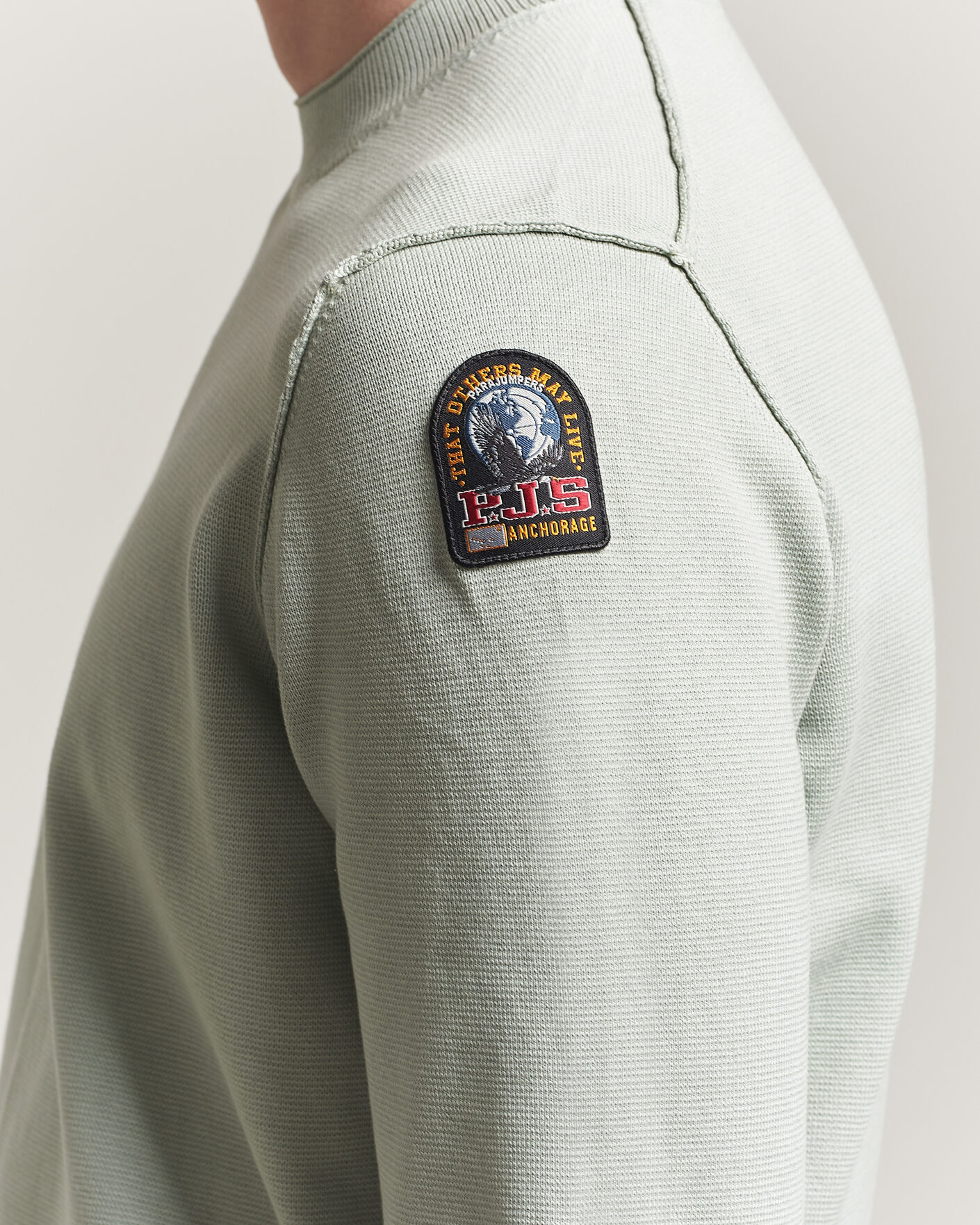 Heren | Truien | Parajumpers | Basic Braw Knitted Sweater Fresh Grey