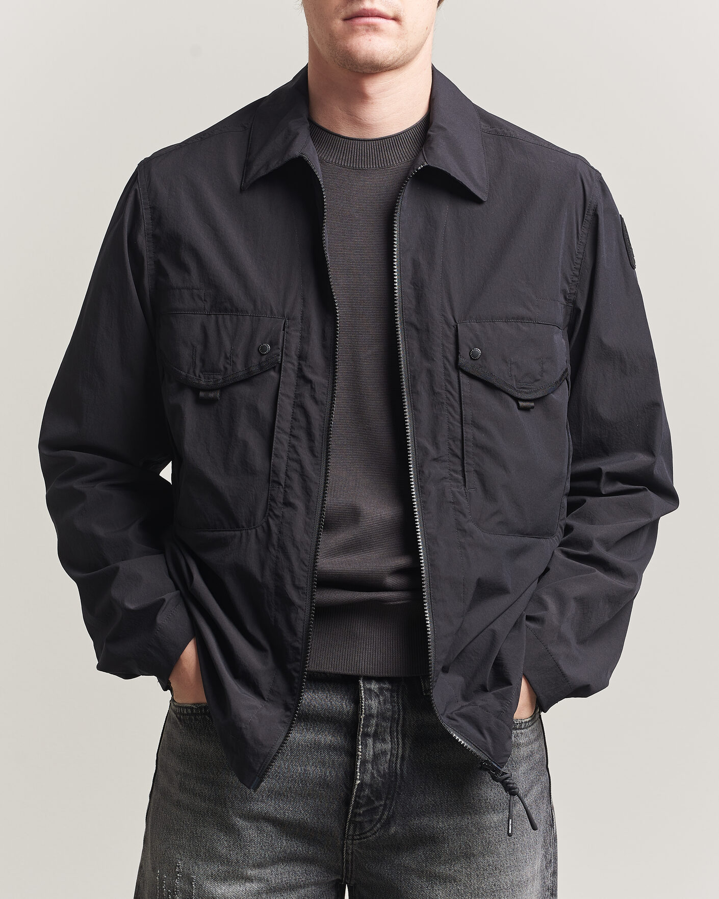 Heren | Jassen | Parajumpers | Elgin Travel Shirt Jacket Black