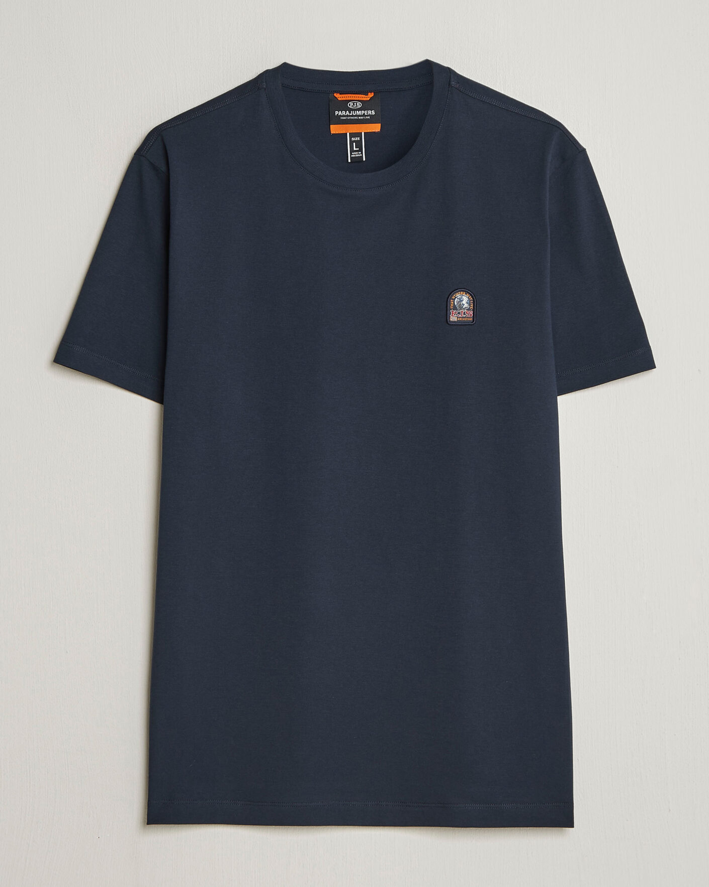Heren | T-shirts | Parajumpers | Patch Crew Neck T-Shirt Navy