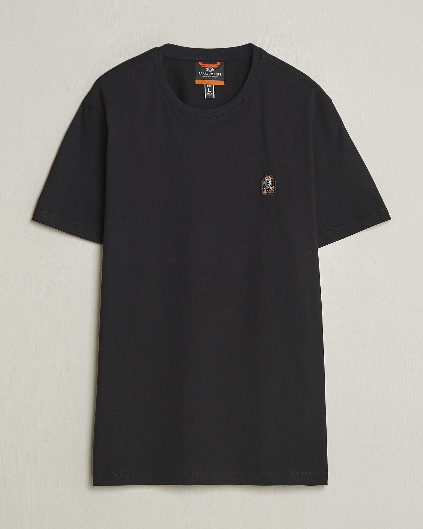 Heren | T-shirts | Parajumpers | Patch Crew Neck T-Shirt Black