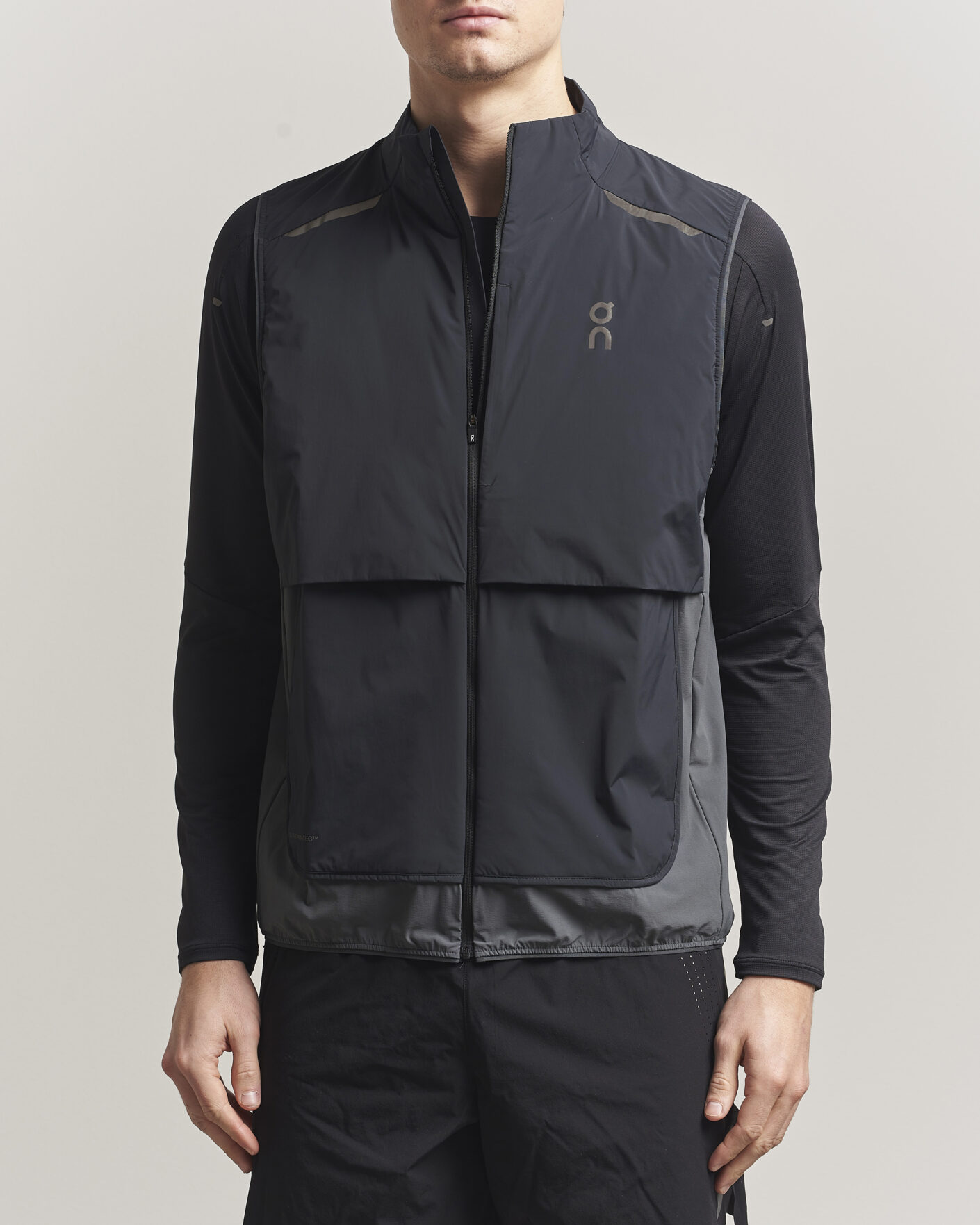 Heren | Gilets | On | Weather Vest Black/Eclipse