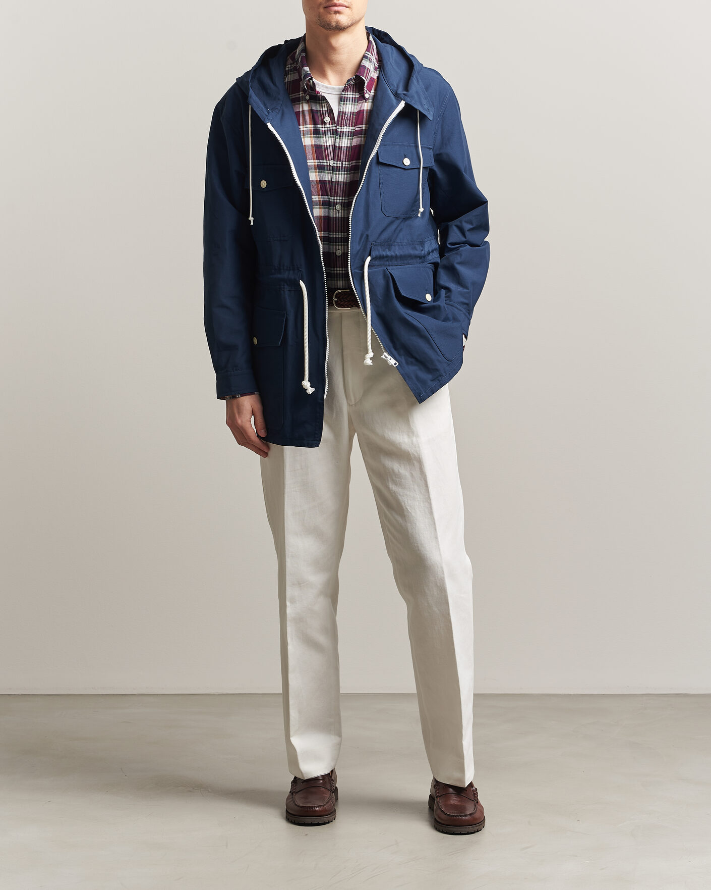Heren | Jassen | Kamakura Shirts | Marine Parka Navy