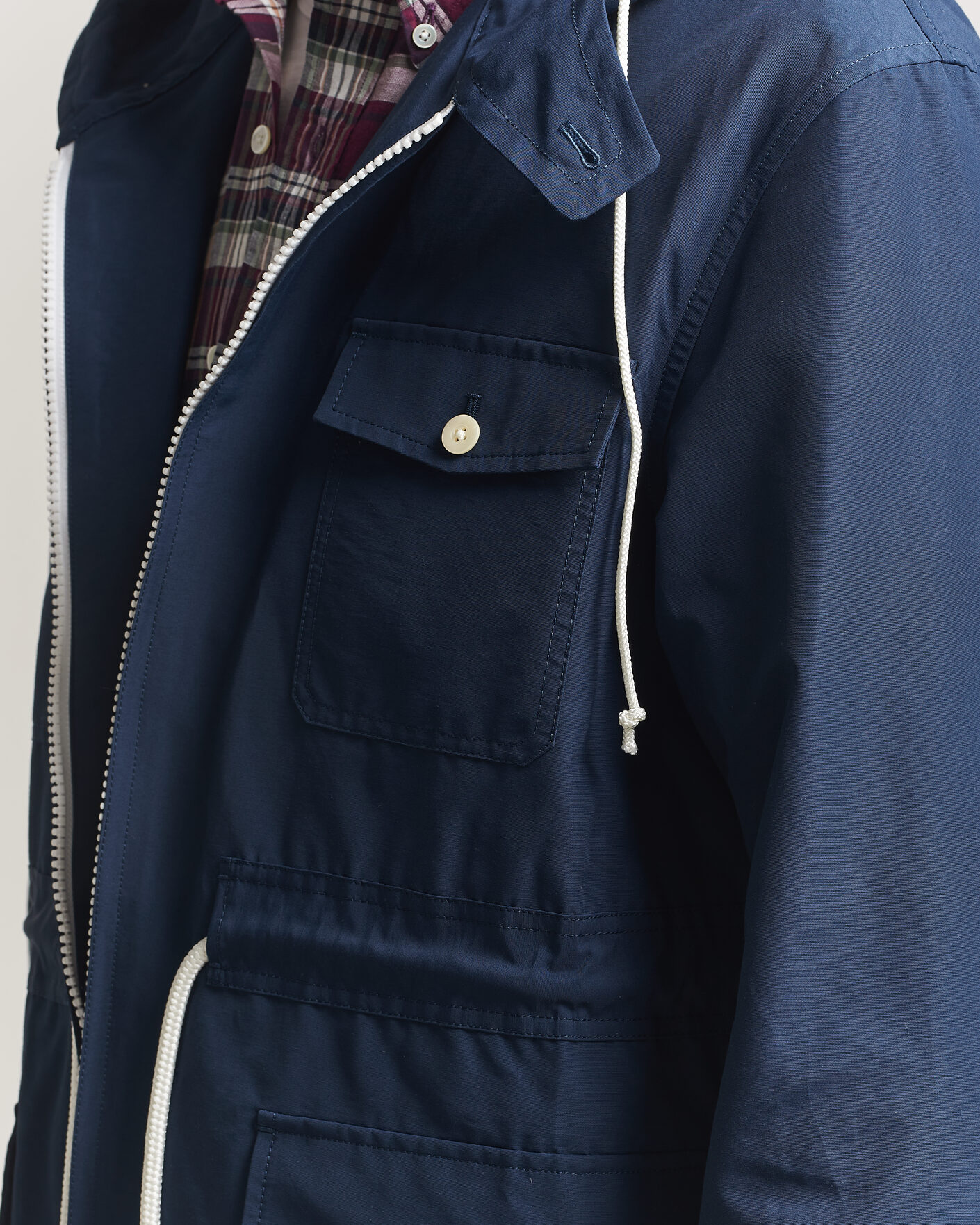 Heren | Jassen | Kamakura Shirts | Marine Parka Navy