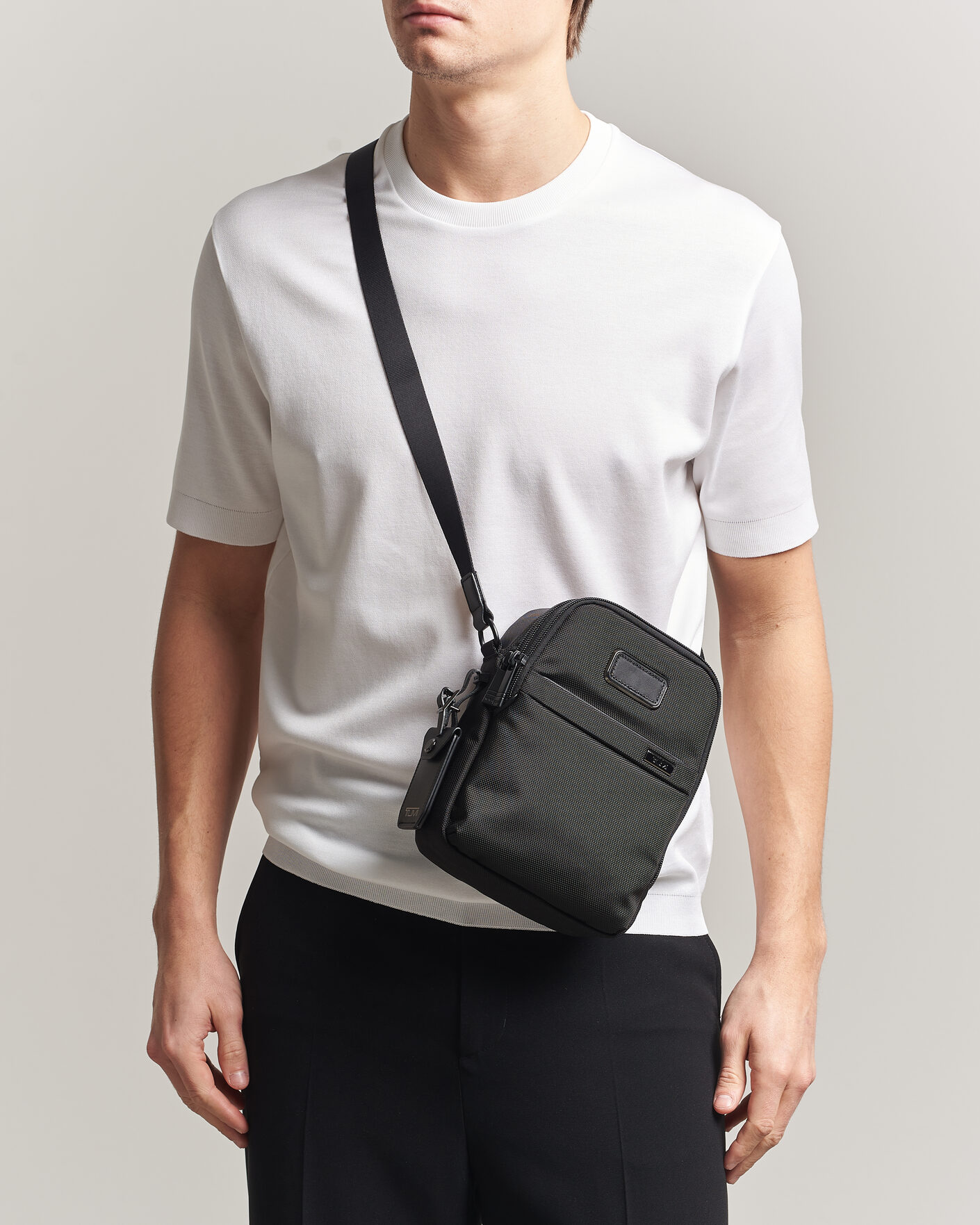 Heren | Tassen | TUMI | Alpha 4 Small Crossbody Bag Black