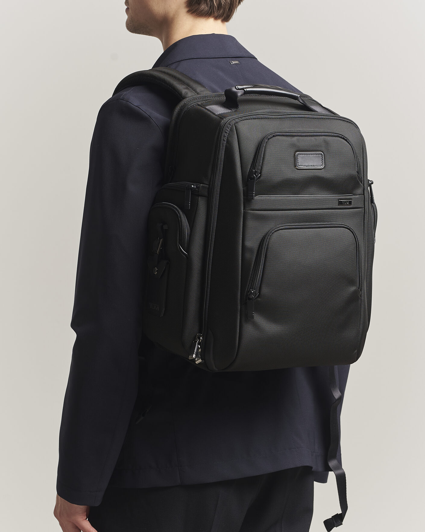 Heren | Tassen | TUMI | Alpha 4 Brief Backpack Black